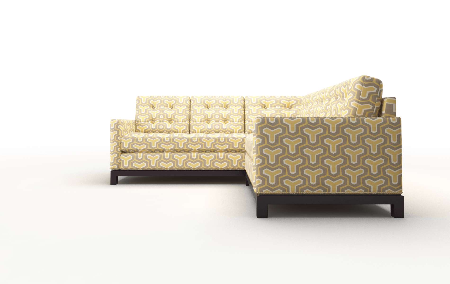 Davos Merci Dijon Sectional espresso legs 5