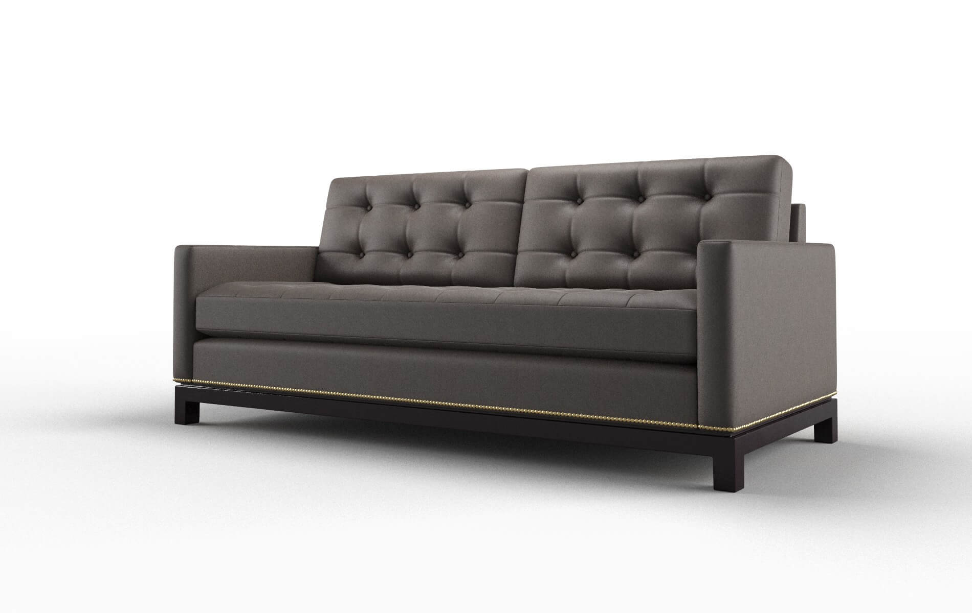 Davos Naples Graphite Sofa espresso legs 4