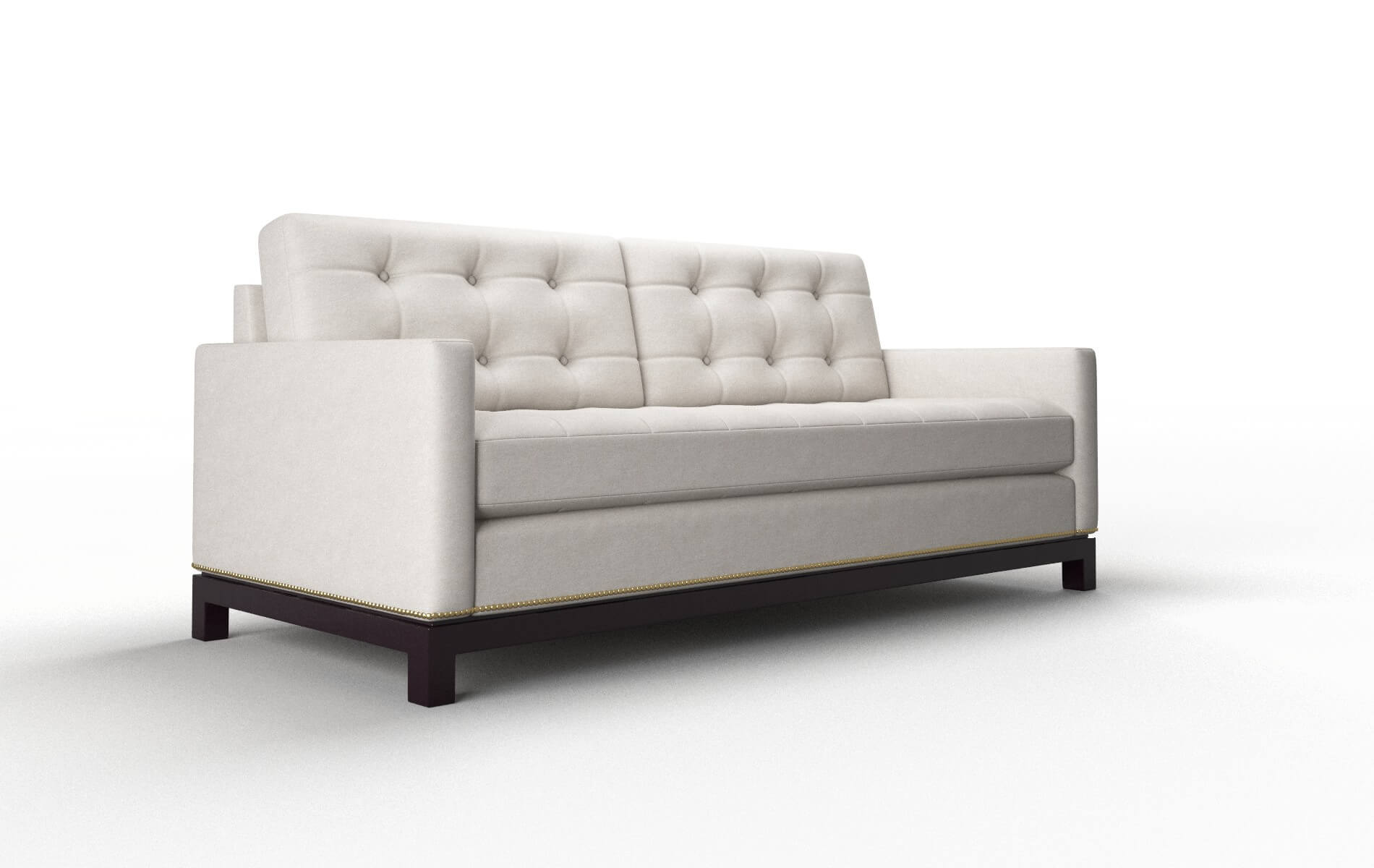 Davos Noble Grey Sofa espresso legs 2