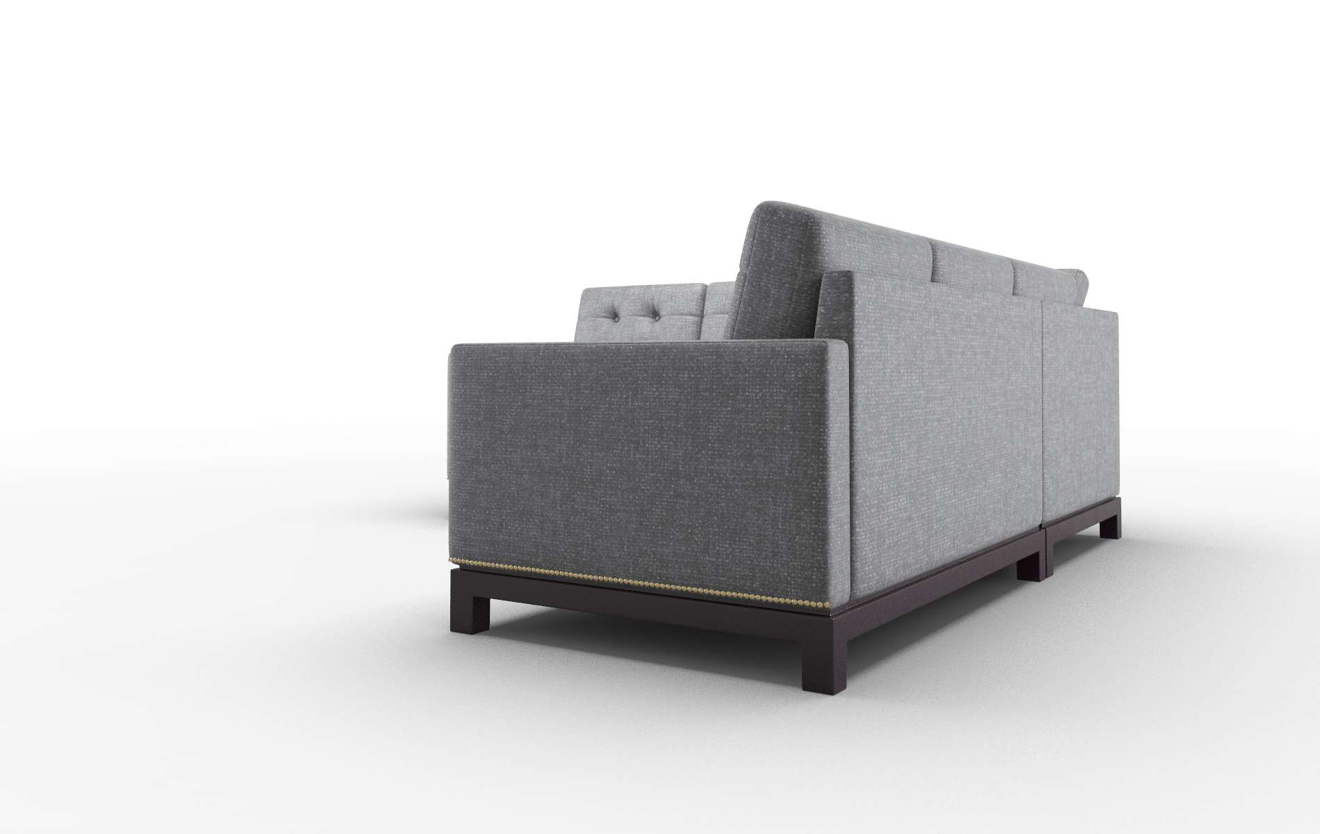 Davos Notion Graphite Sectional espresso legs 4