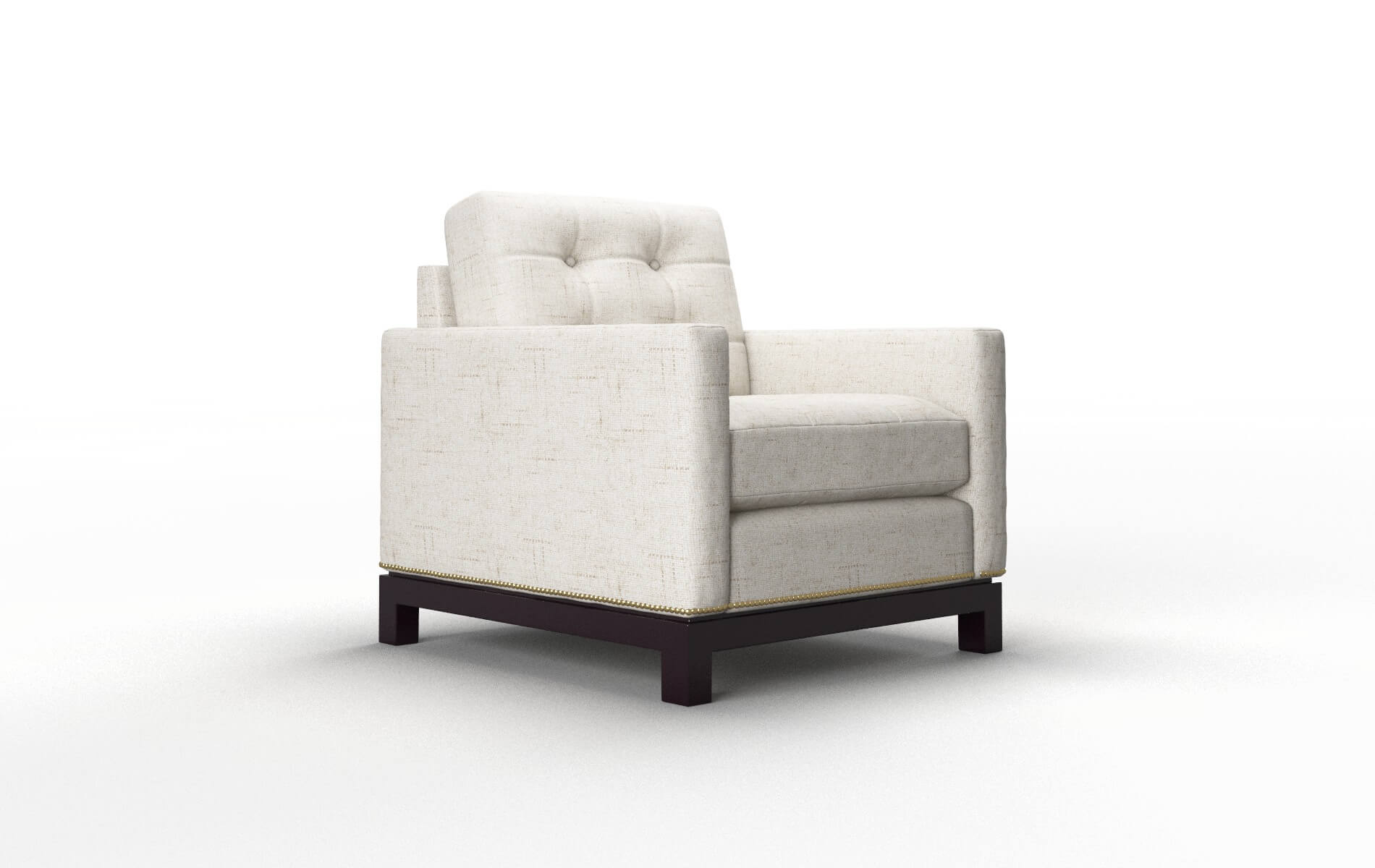 Davos Oceanside Natural Chair espresso legs 2