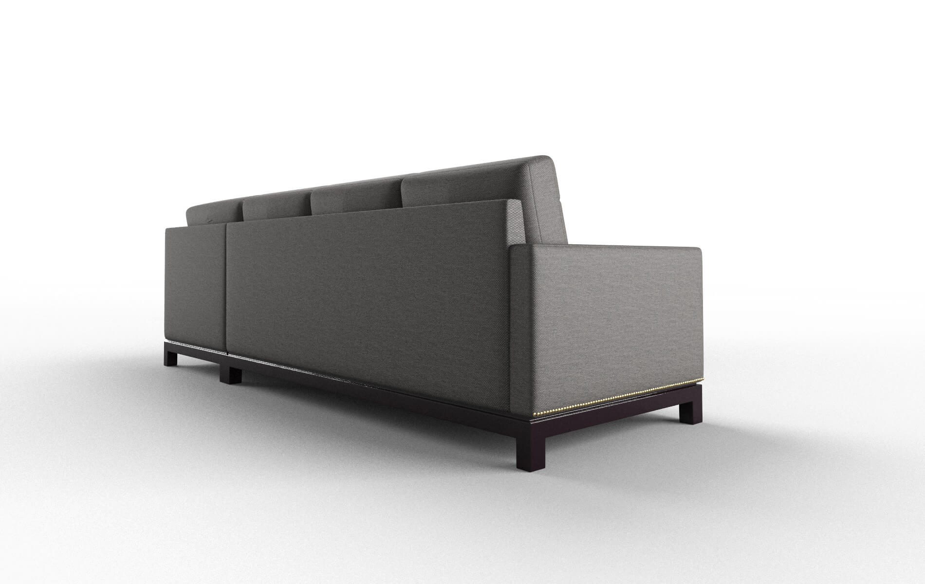 Davos Oscar Charcoal Panel espresso legs 5