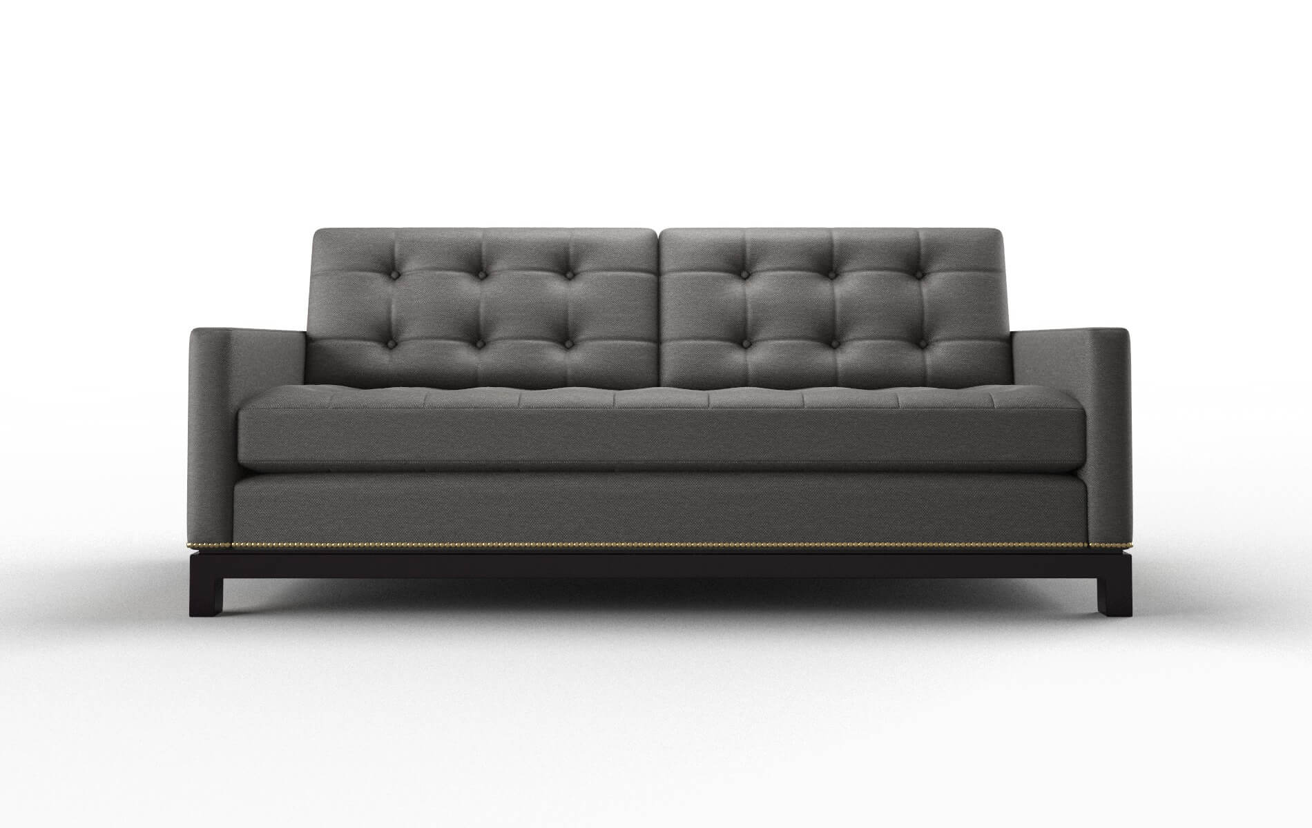 Davos Oscar Grey Sofa espresso legs 1