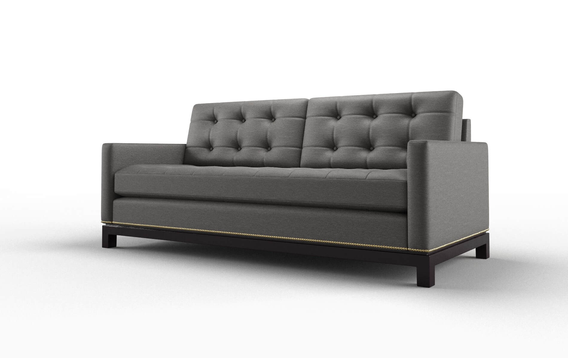 Davos Oscar Grey Sofa espresso legs 4
