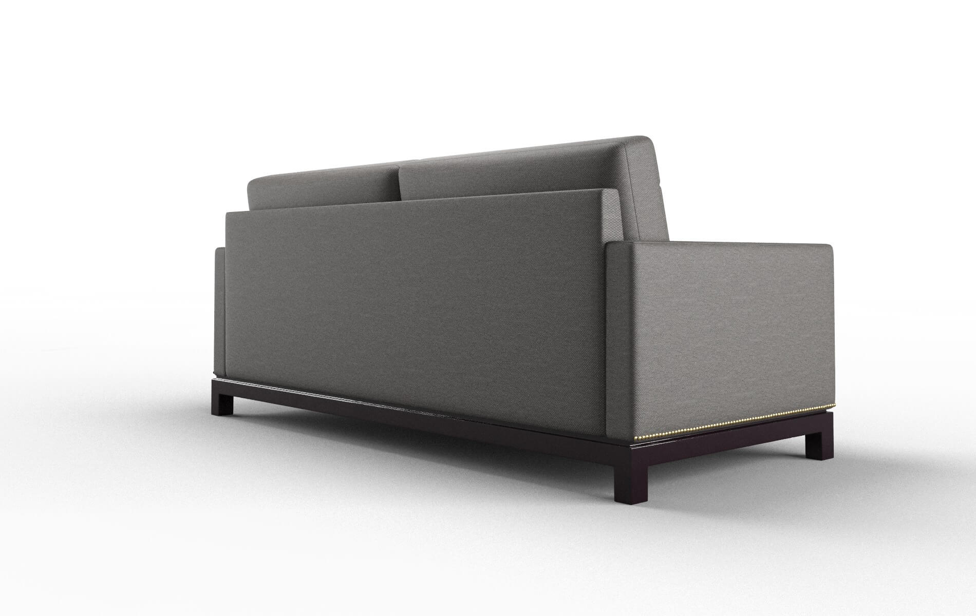 Davos Oscar Grey Sofa espresso legs 5