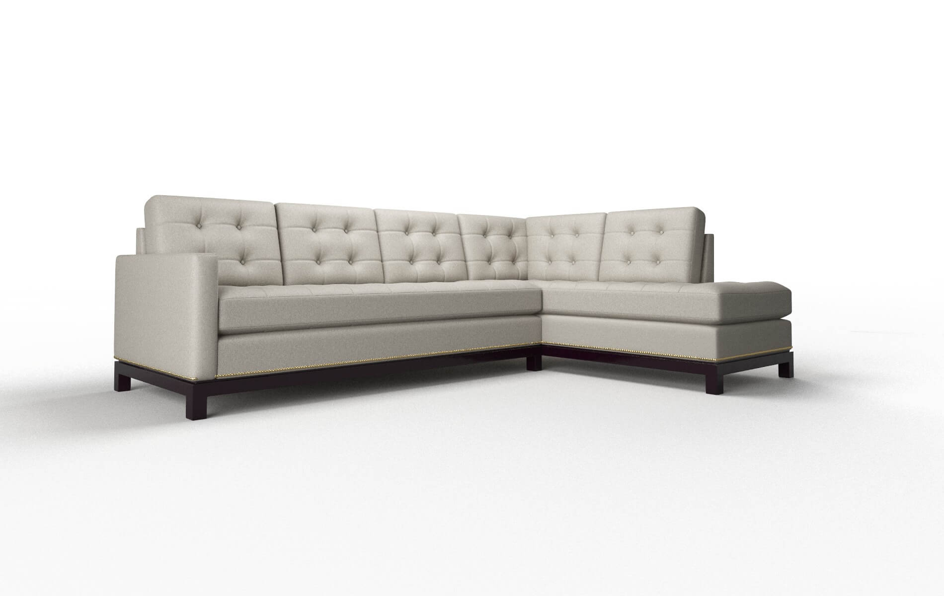 Davos Oscar Silver Panel espresso legs 2