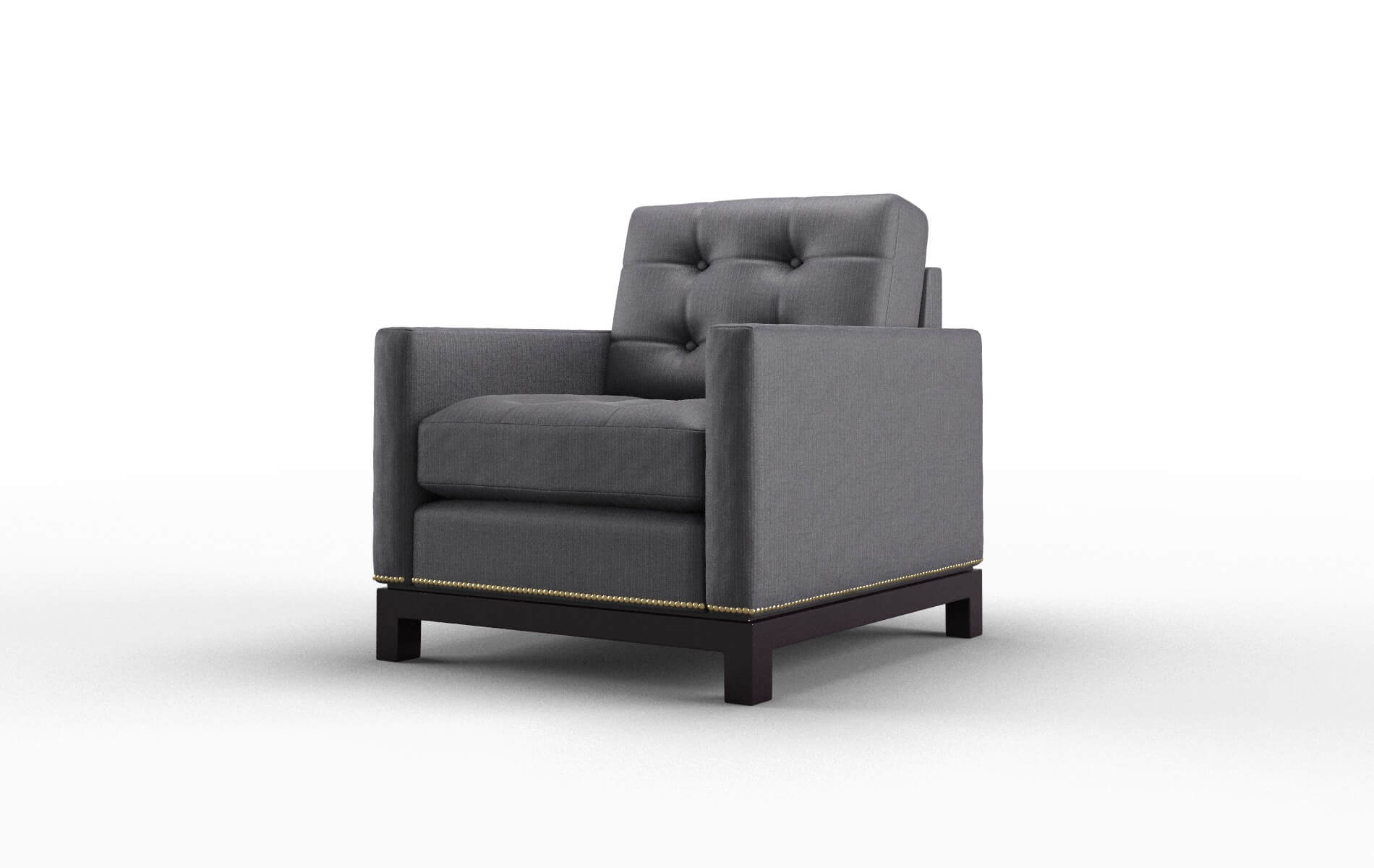 Davos Parker Charcoal Chair espresso legs 4