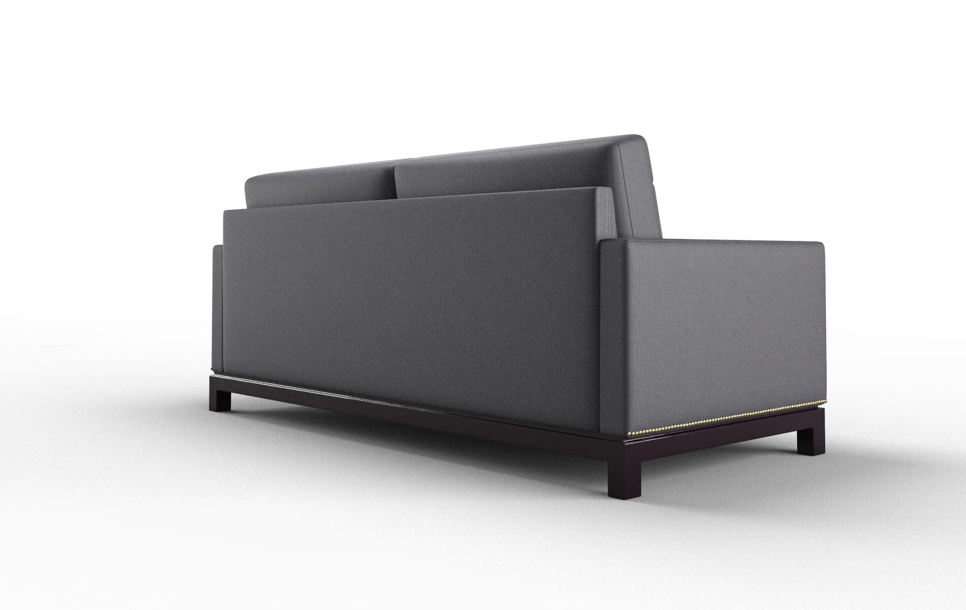 Davos Parker Charcoal Sofa espresso legs 5