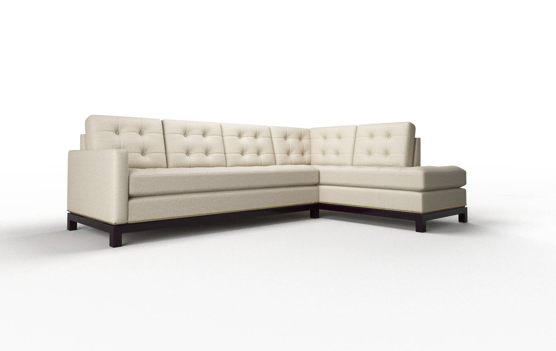 Davos Parker Linen Panel espresso legs 2