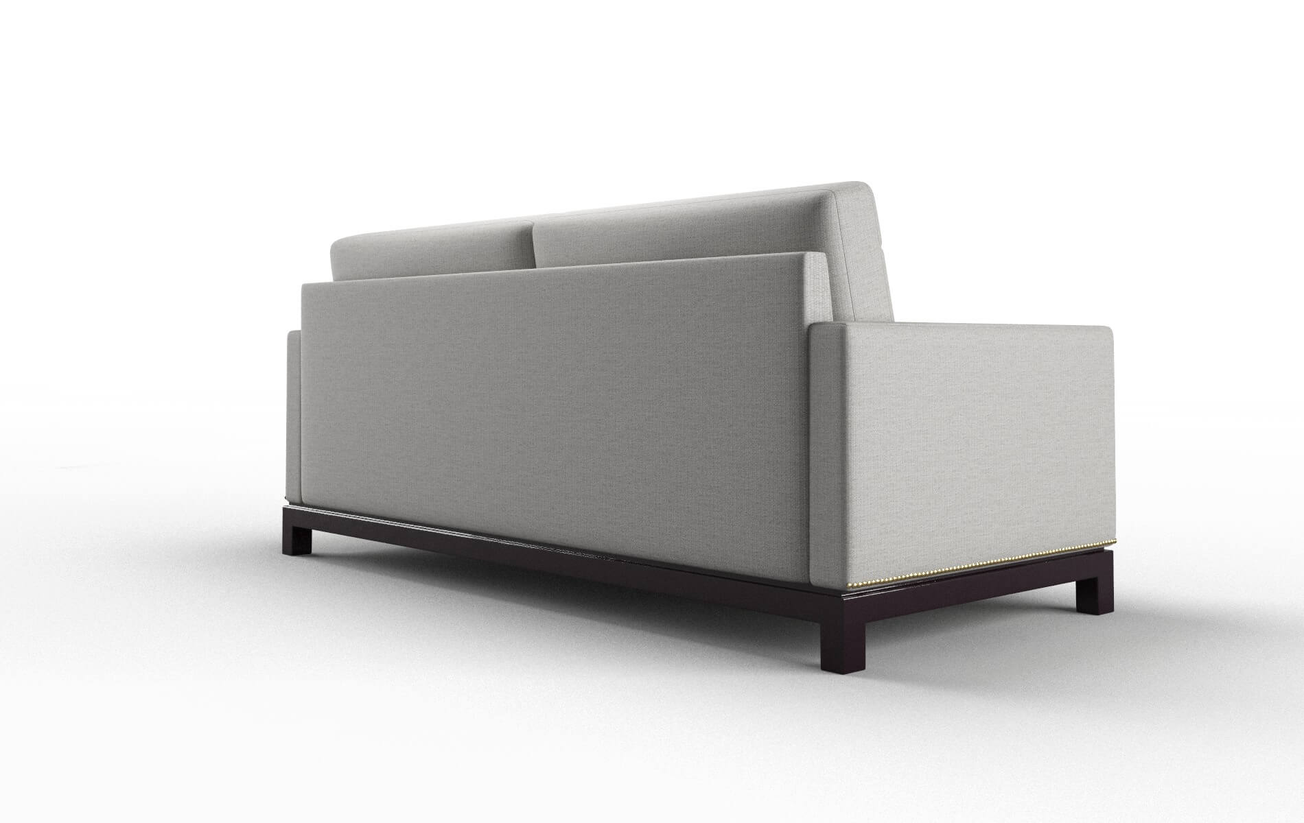 Davos Parker Silver Sofa espresso legs 5