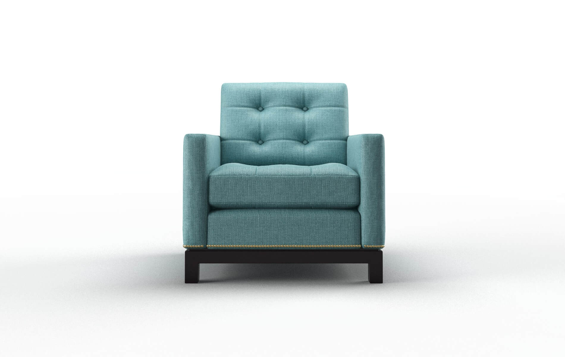 Davos Parker Turquoise Chair espresso legs 1