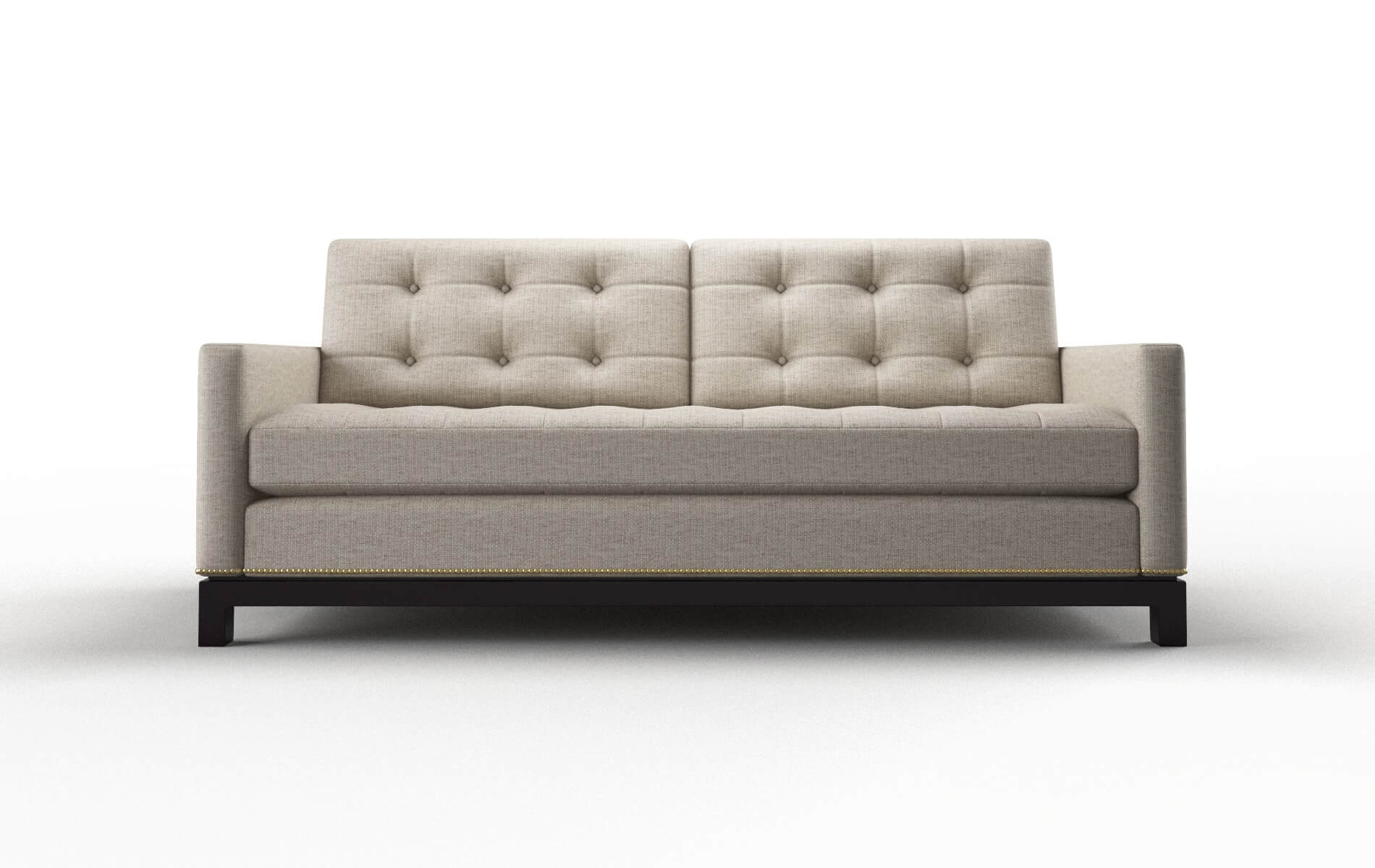 Davos Parker Wheat Sofa espresso legs 1