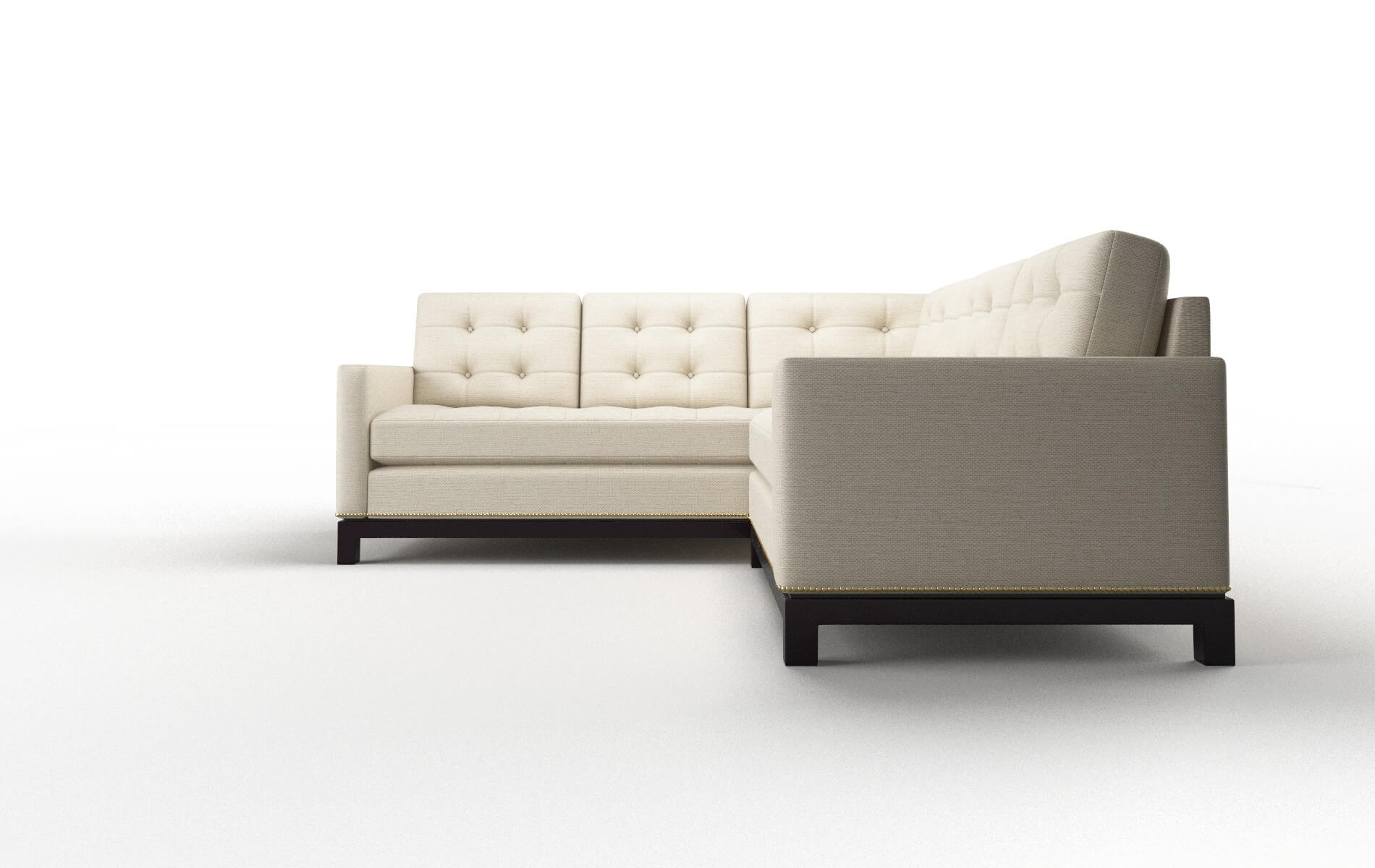 Davos Phoenix Birch Sectional espresso legs 5