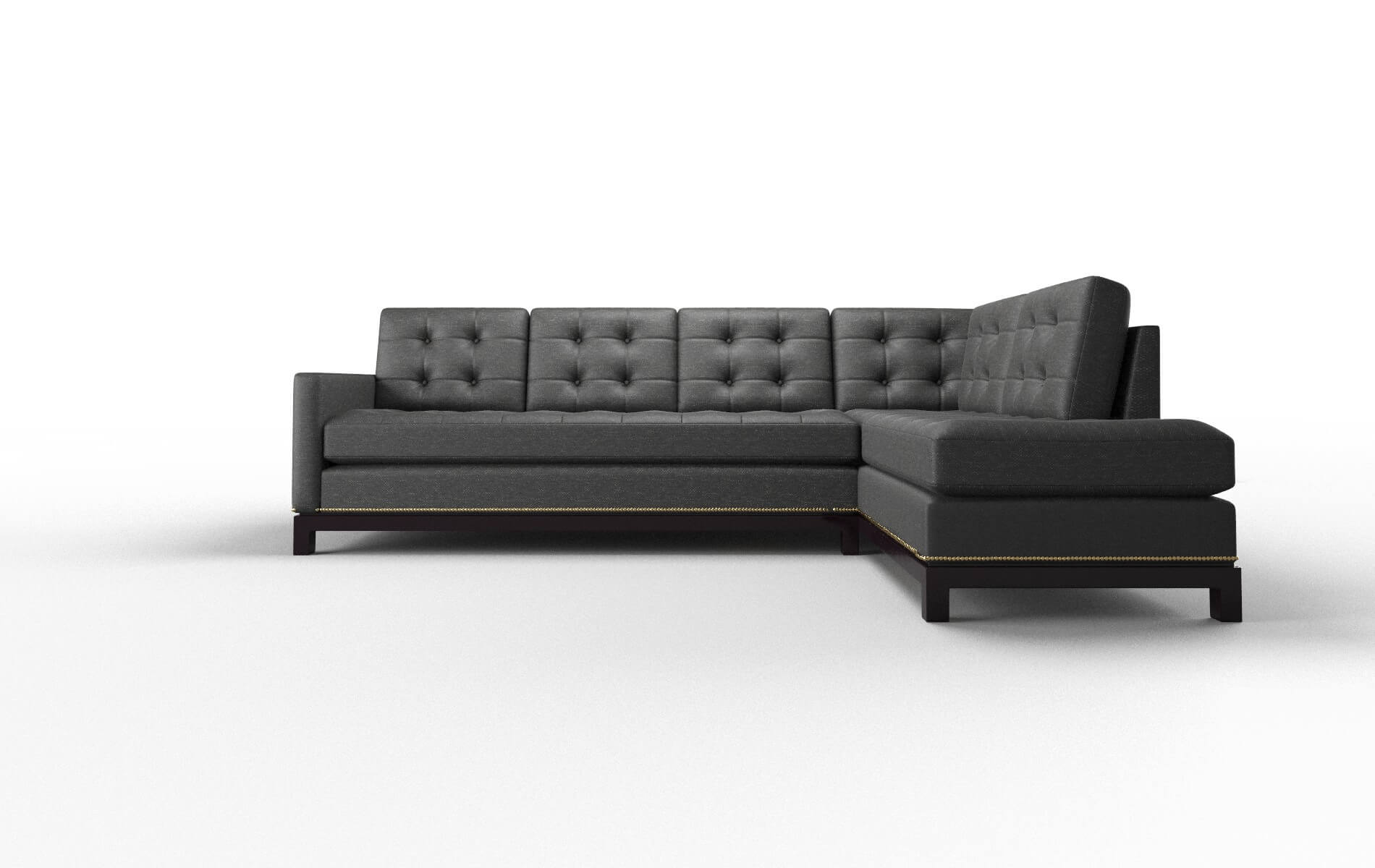 Davos Phoenix Charcoal Panel espresso legs 1