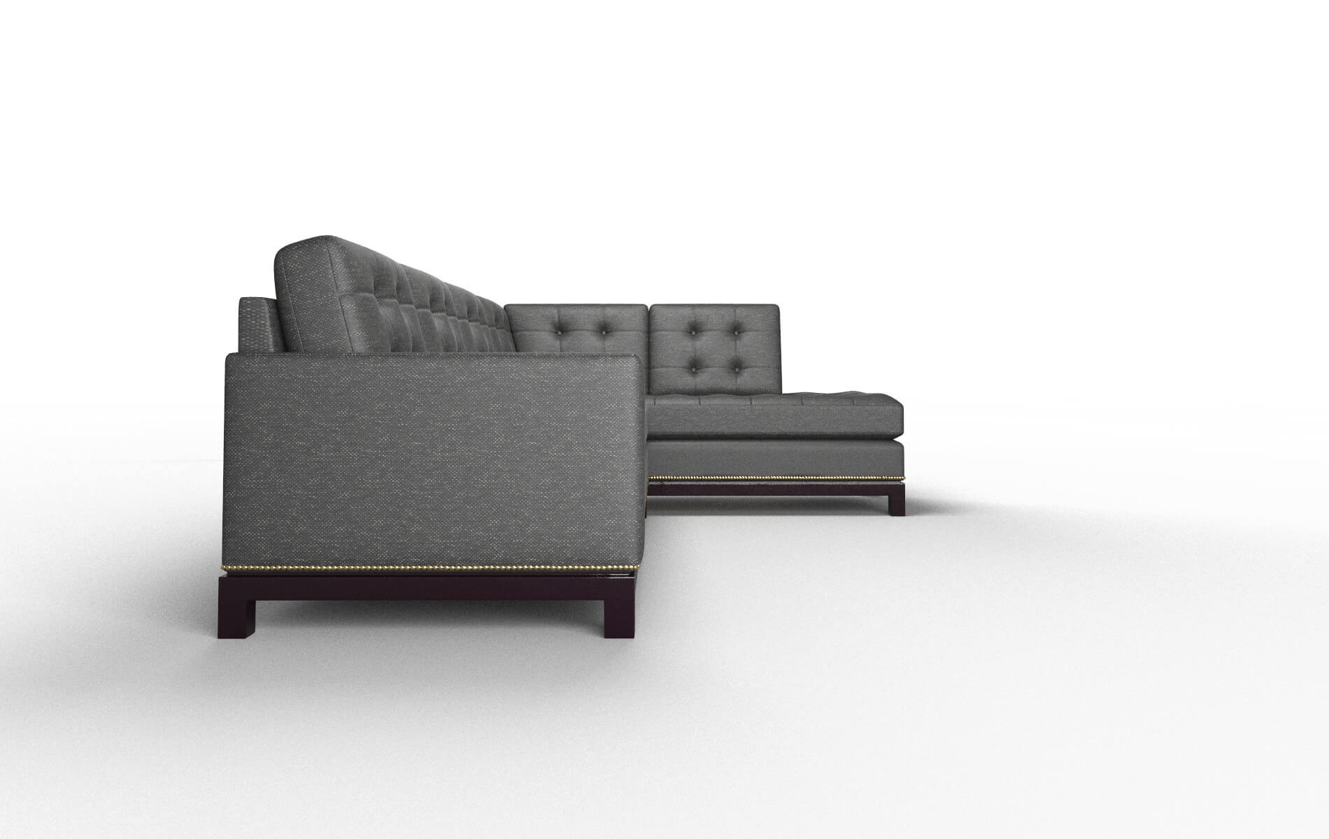 Davos Phoenix Charcoal Panel espresso legs 3