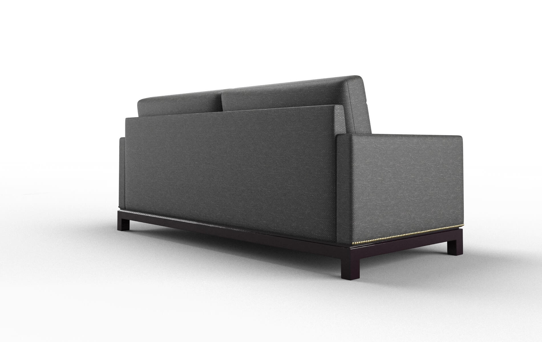 Davos Phoenix Charcoal Sofa espresso legs 5