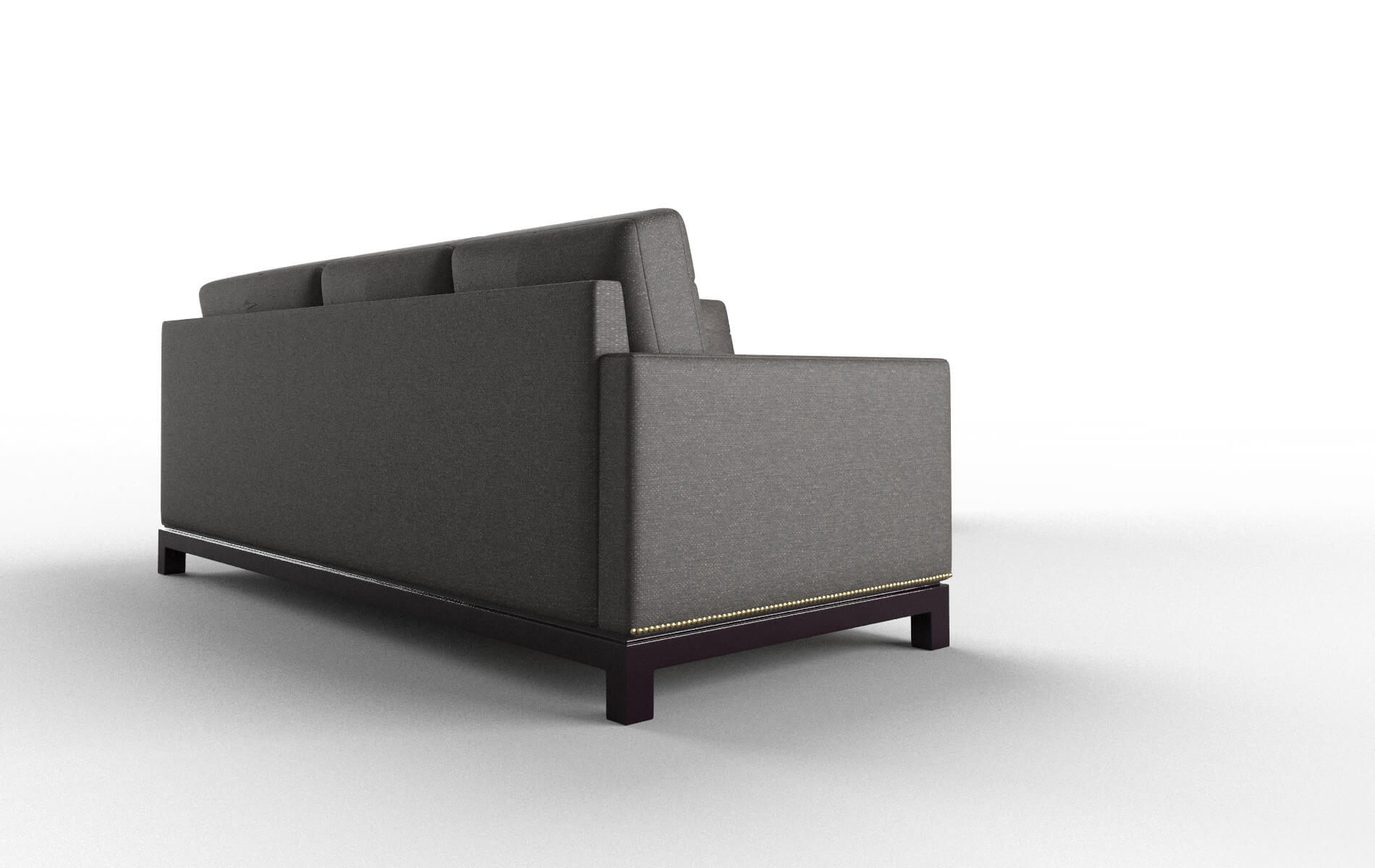 Davos Phoenix Chocolate Sectional espresso legs 3