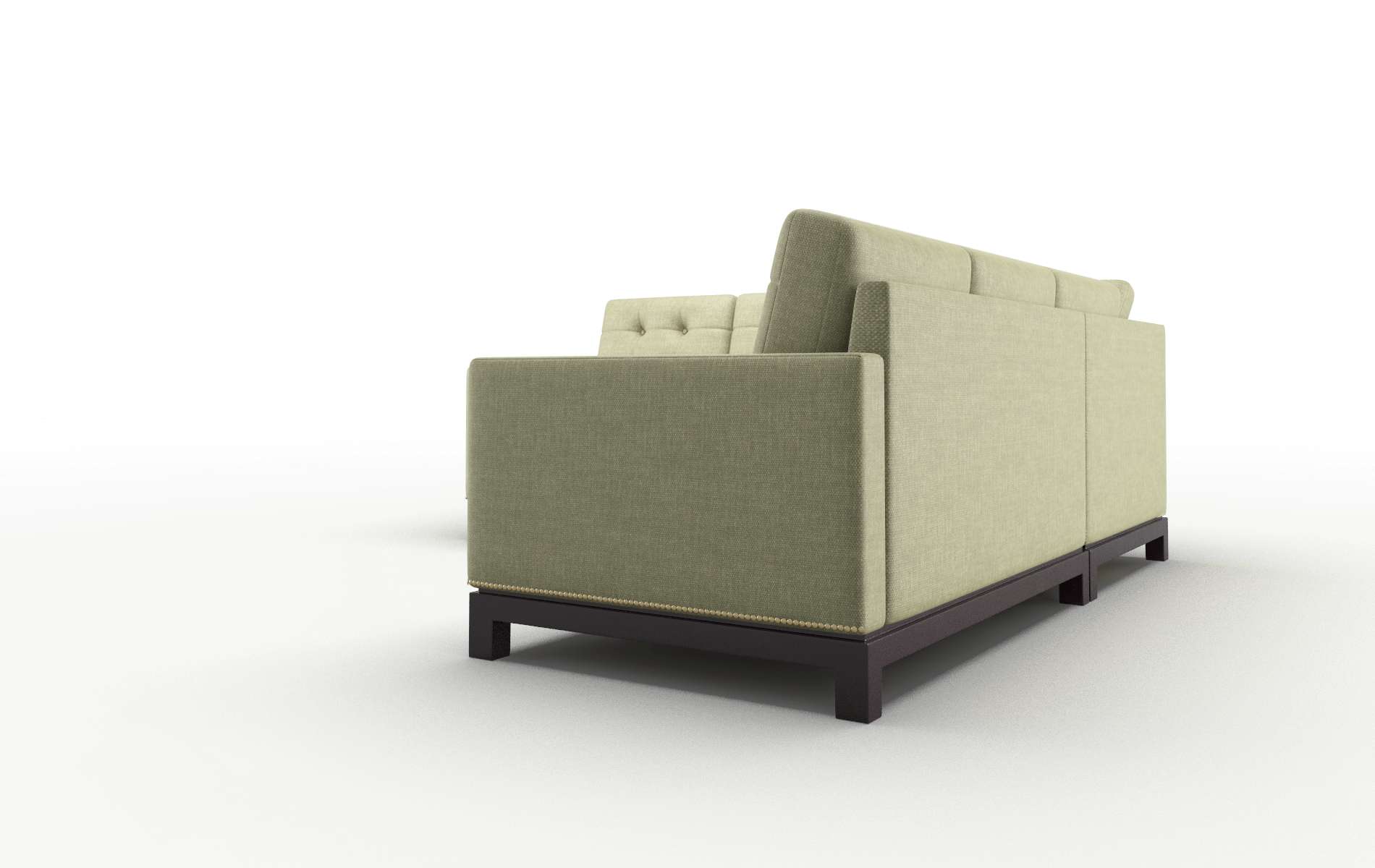 Davos Portland Basil Sectional espresso legs 4