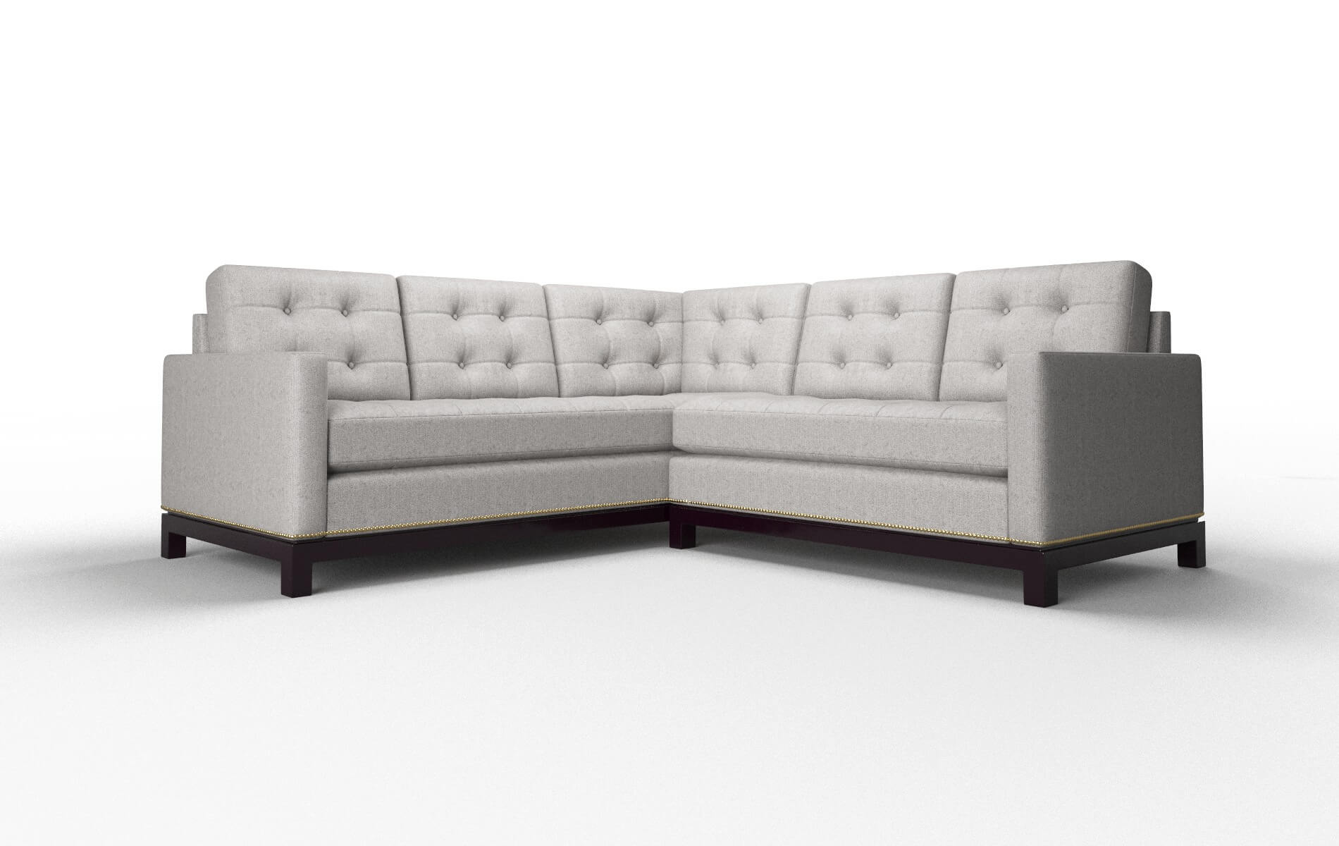 Davos Prime Ash Sectional espresso legs 1