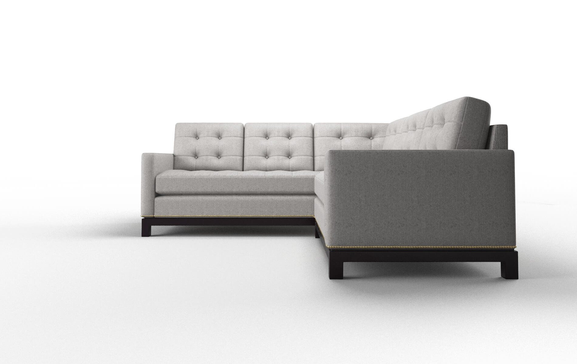 Davos Prime Ash Sectional espresso legs 5