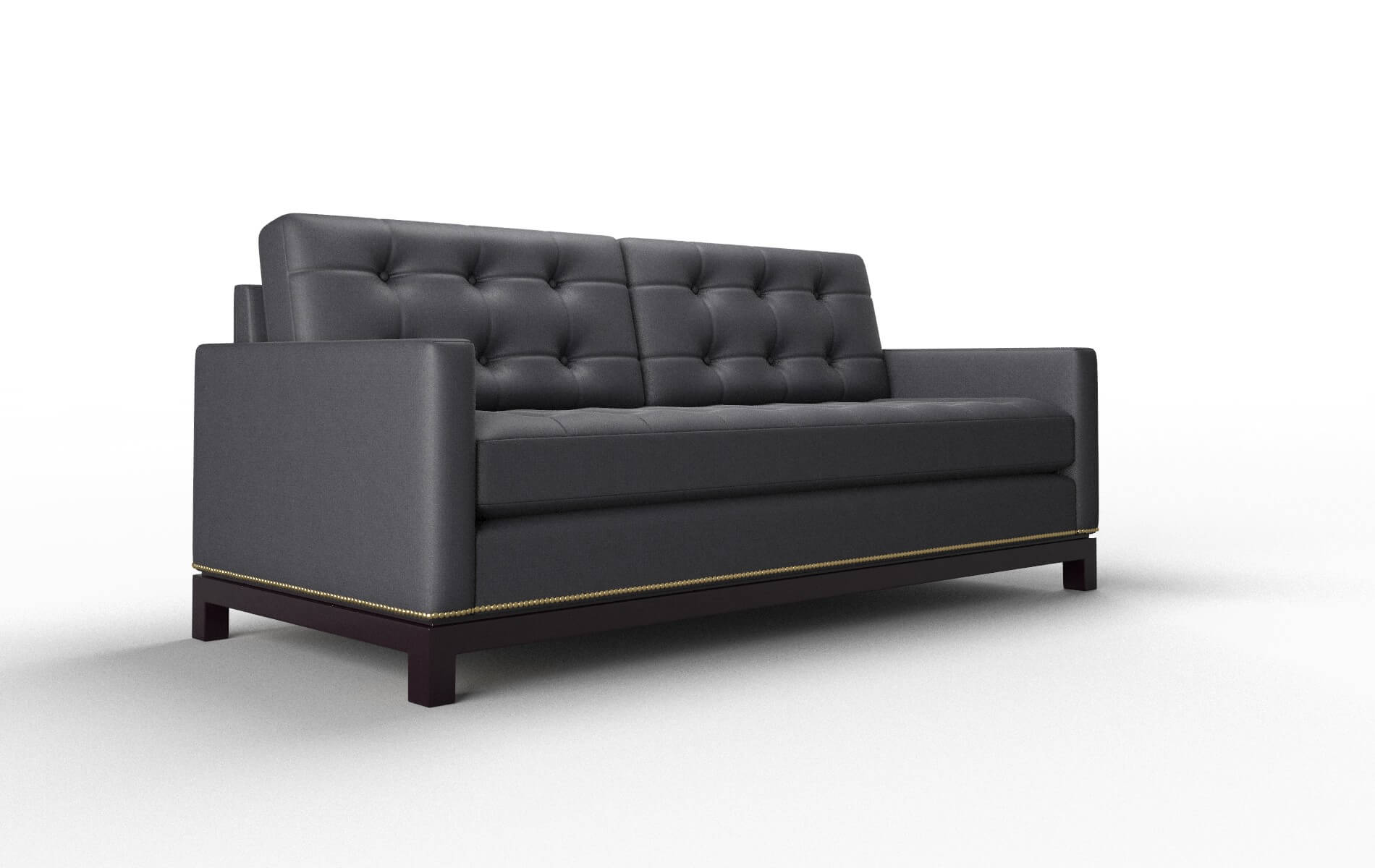 Davos Redondo Navy Sofa espresso legs 2