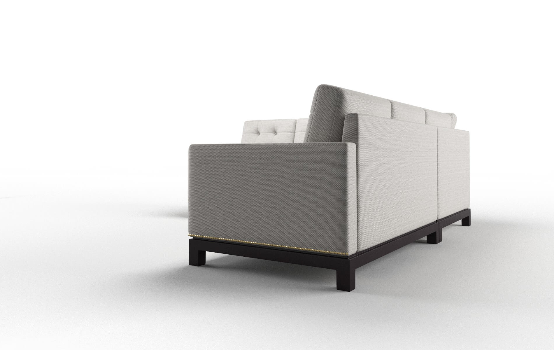 Davos Redondo Stone Sectional espresso legs 4