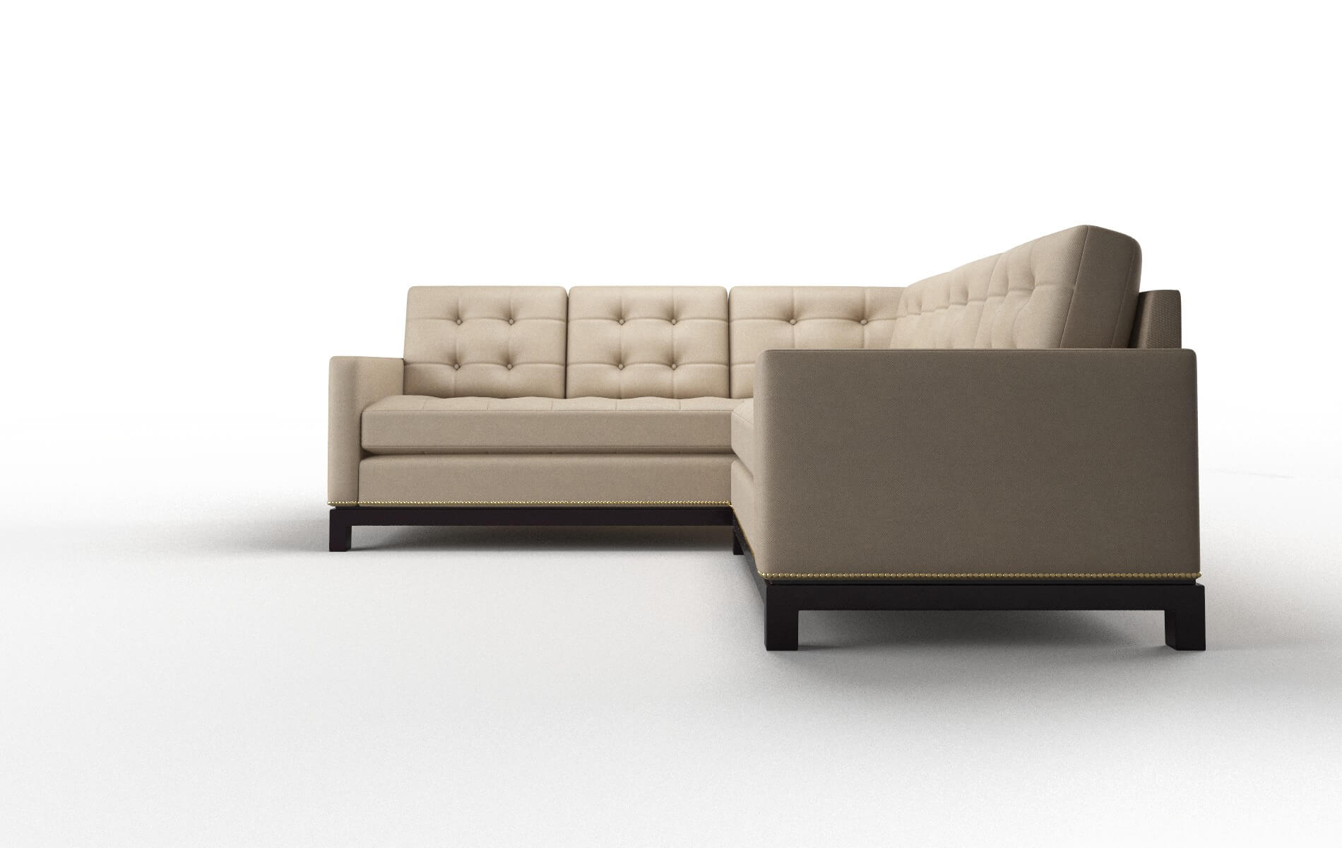 Davos Rocket Cappuccino Sectional espresso legs 5