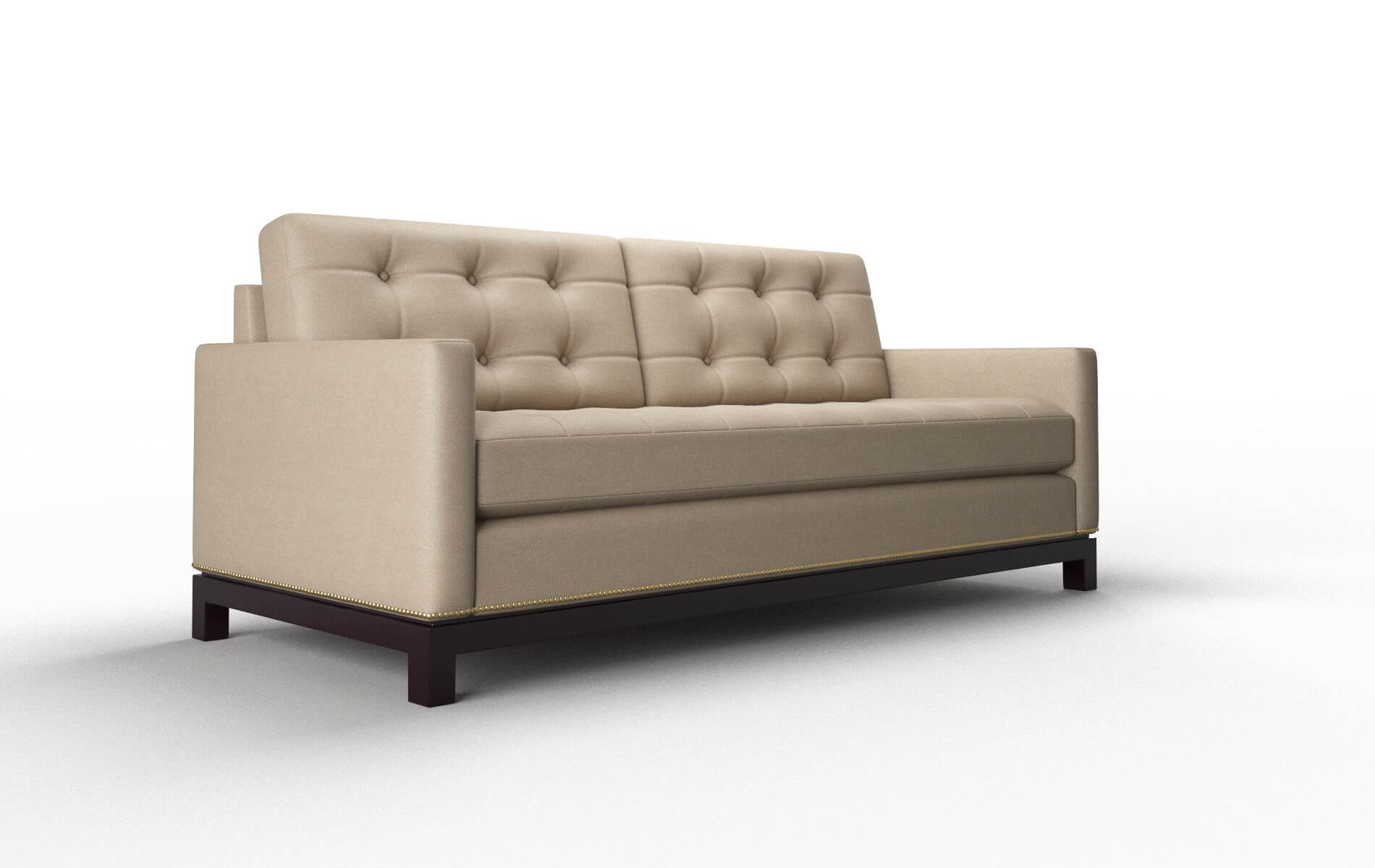 Davos Rocket Cappuccino Sofa espresso legs 2
