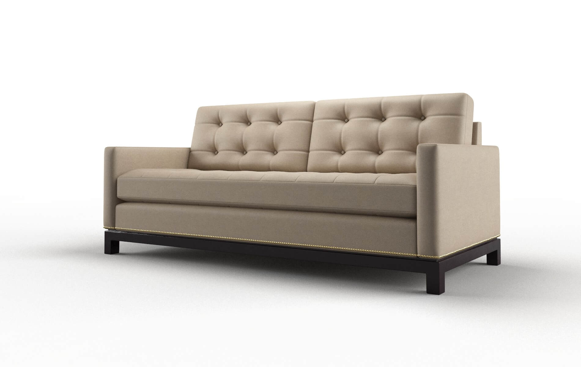 Davos Rocket Cappuccino Sofa espresso legs 4