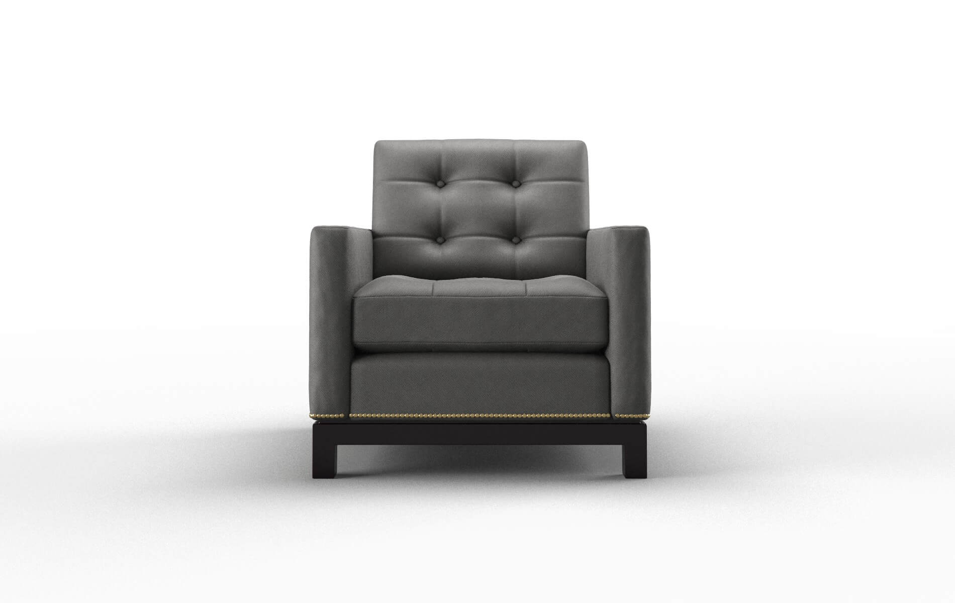 Davos Rocket Charcoal Chair espresso legs 1