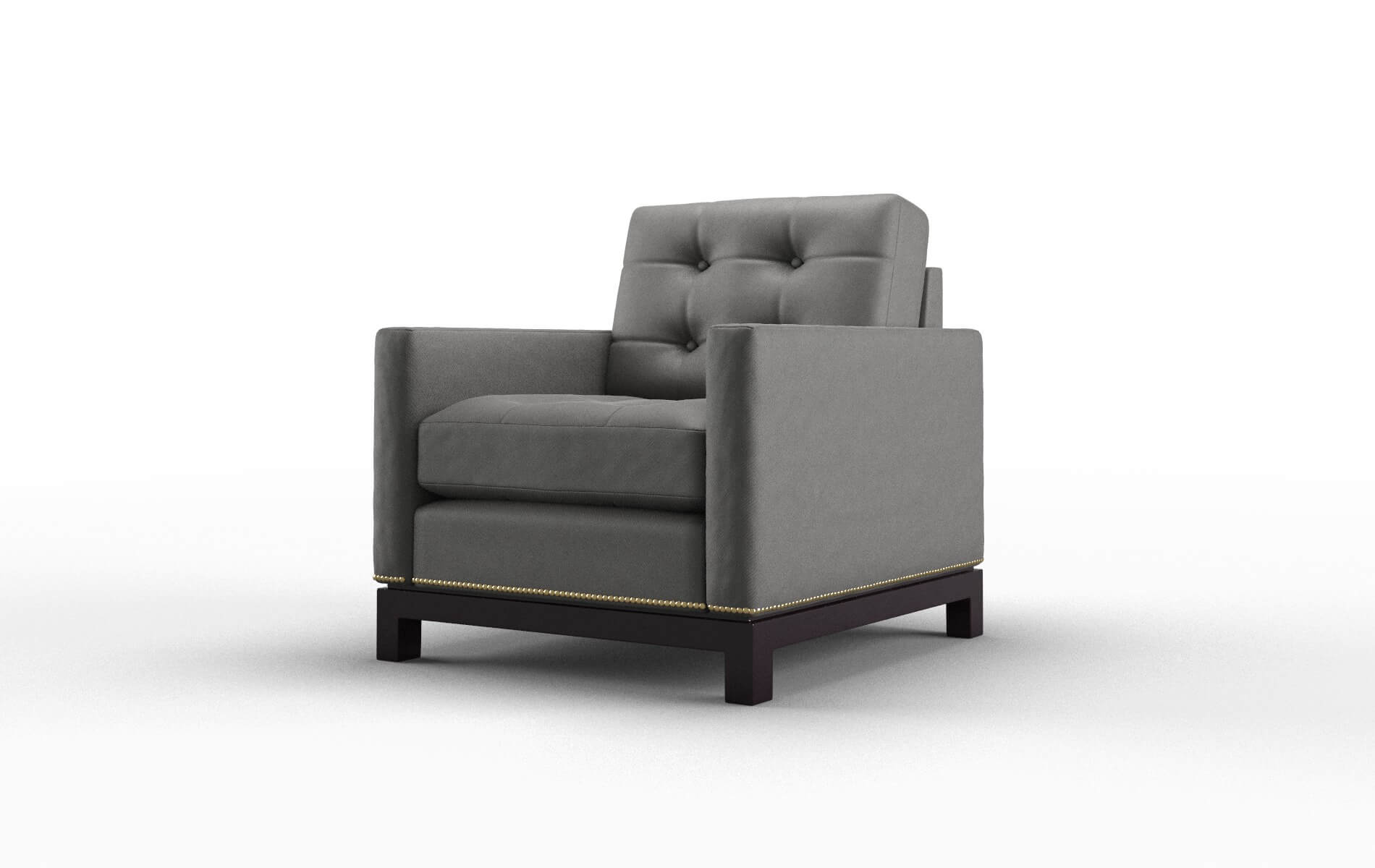 Davos Rocket Charcoal Chair espresso legs 4