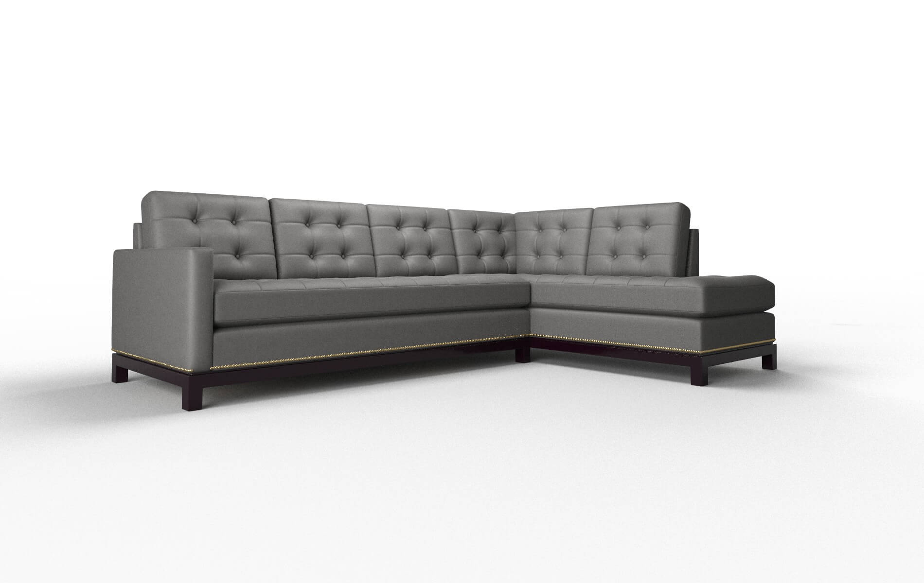 Davos Rocket Charcoal Panel espresso legs 2