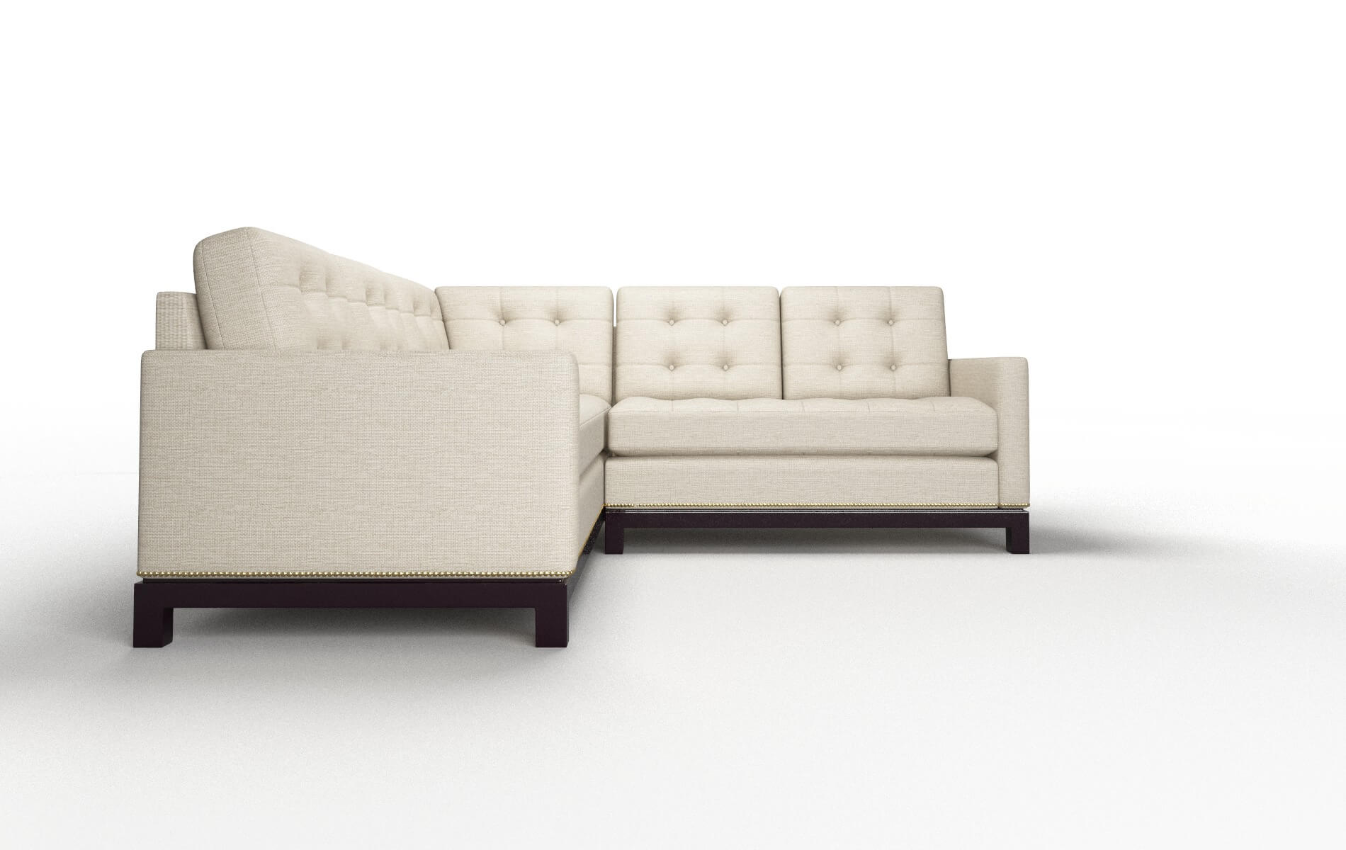 Davos Rocket Dove Sectional espresso legs 2