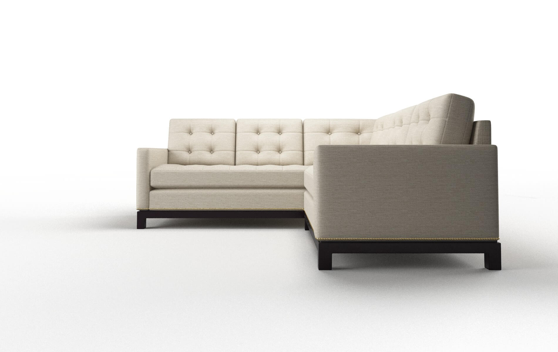 Davos Rocket Dove Sectional espresso legs 5