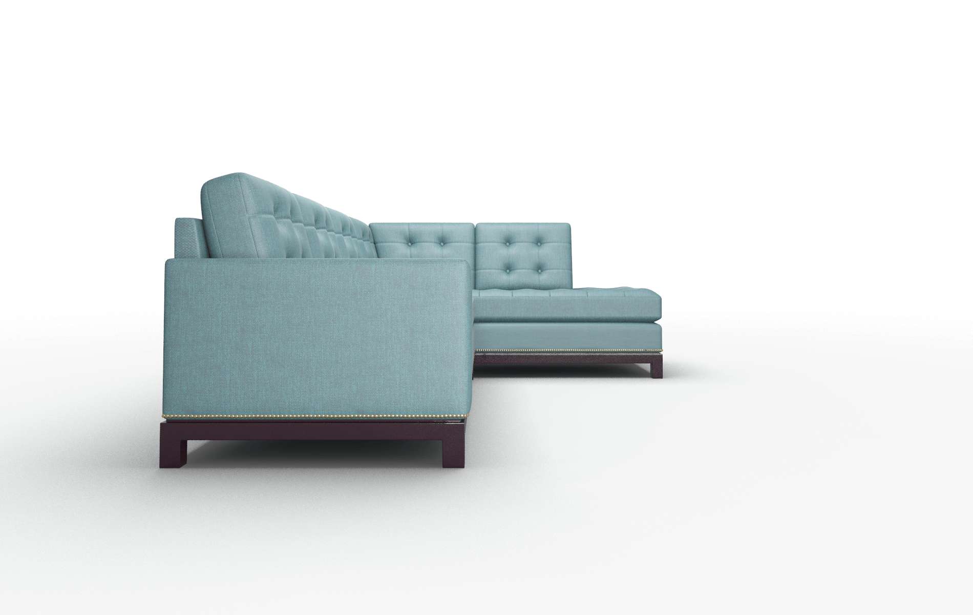 Davos Rocket Peacock Panel espresso legs 3