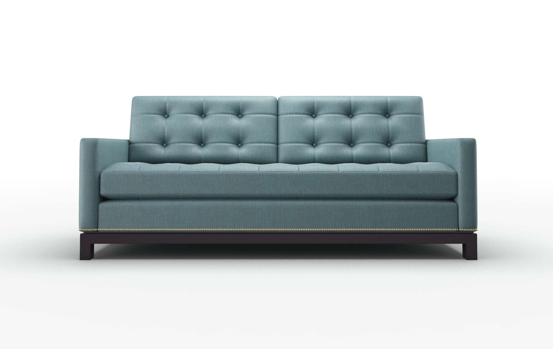 Davos Rocket Peacock Sofa espresso legs 1