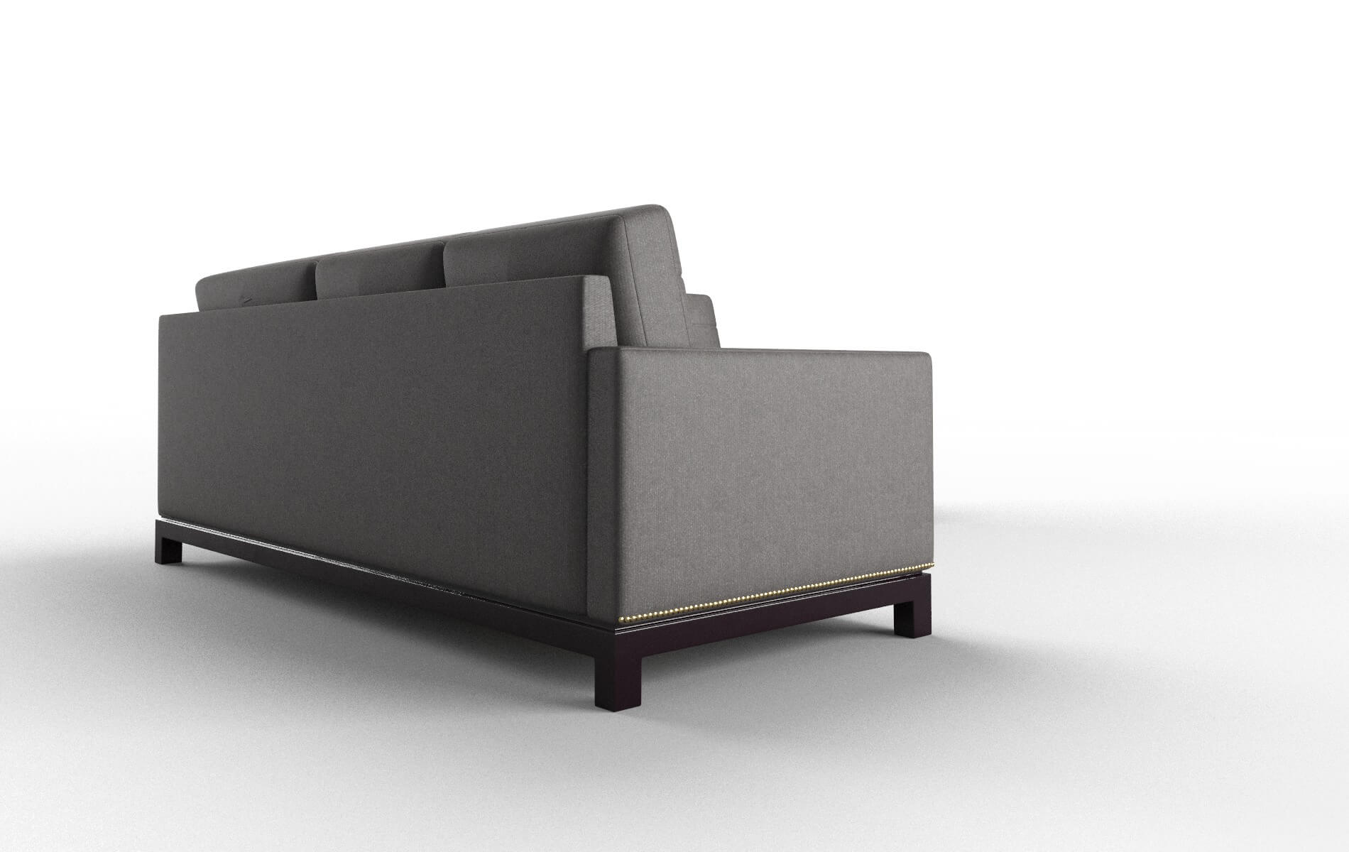 Davos Sasha Grey Sectional espresso legs 3