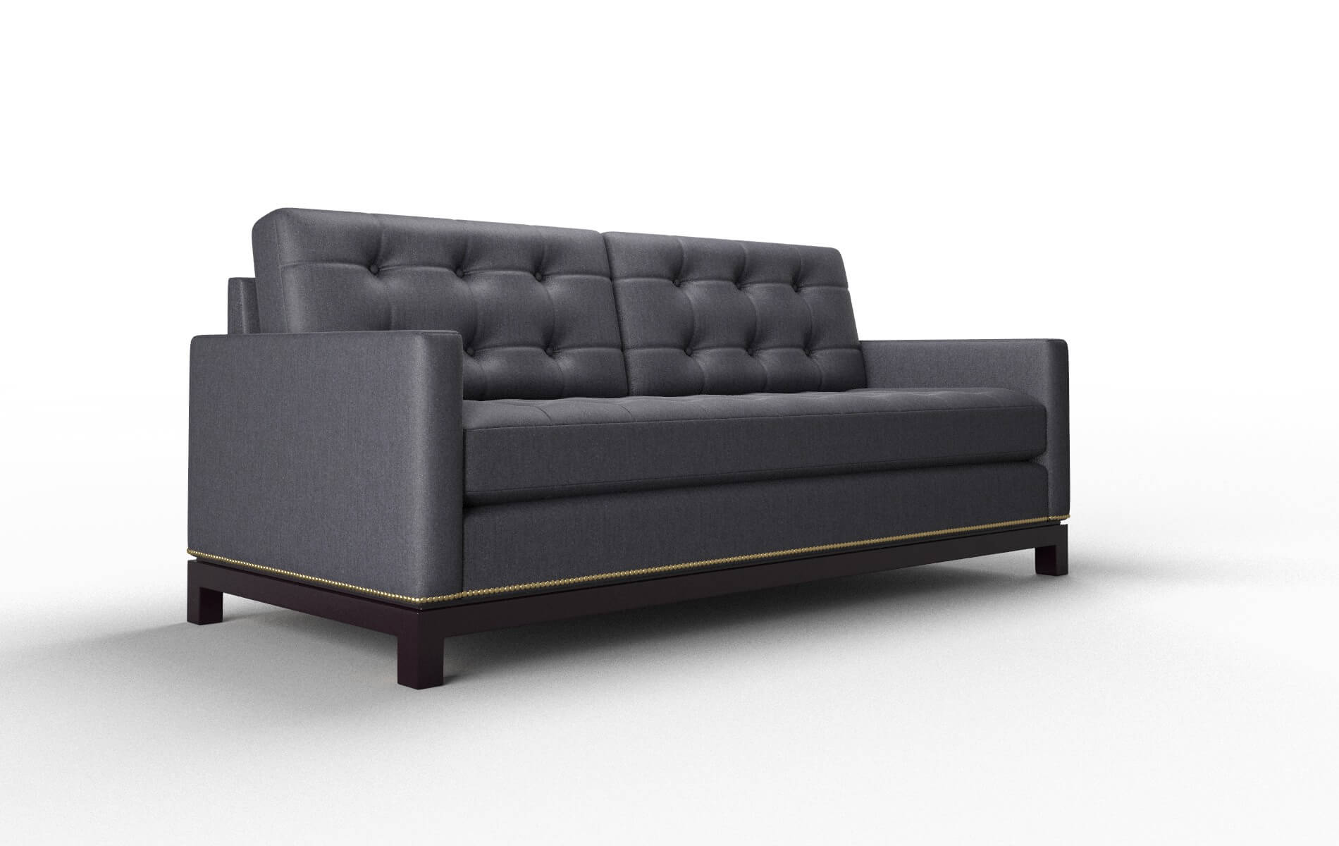 Davos Sasha Navy Sofa espresso legs 2