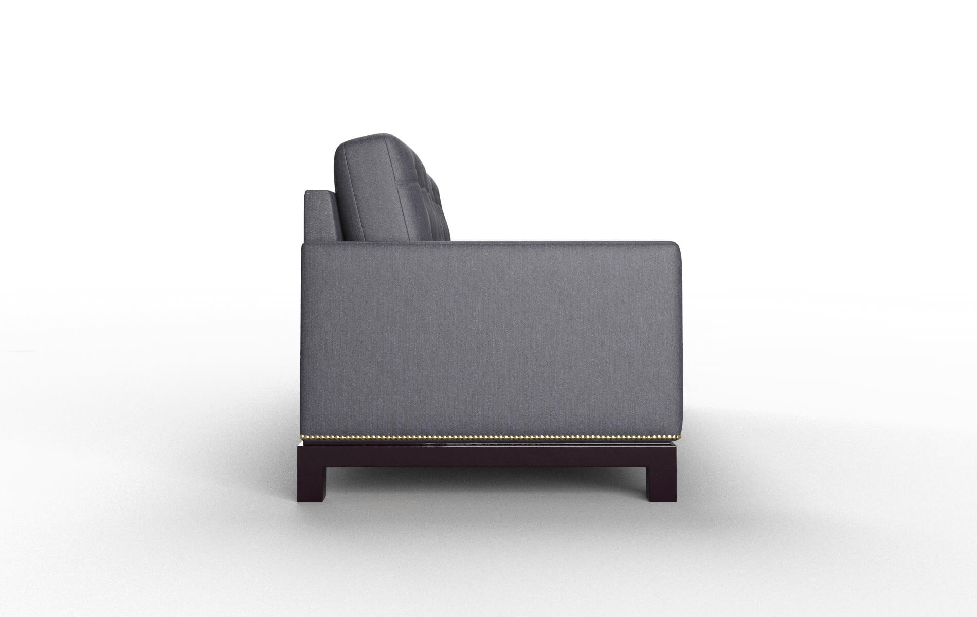 Davos Sasha Navy Sofa espresso legs 3