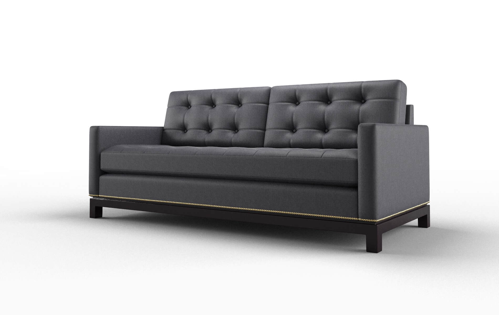 Davos Sasha Navy Sofa espresso legs 4