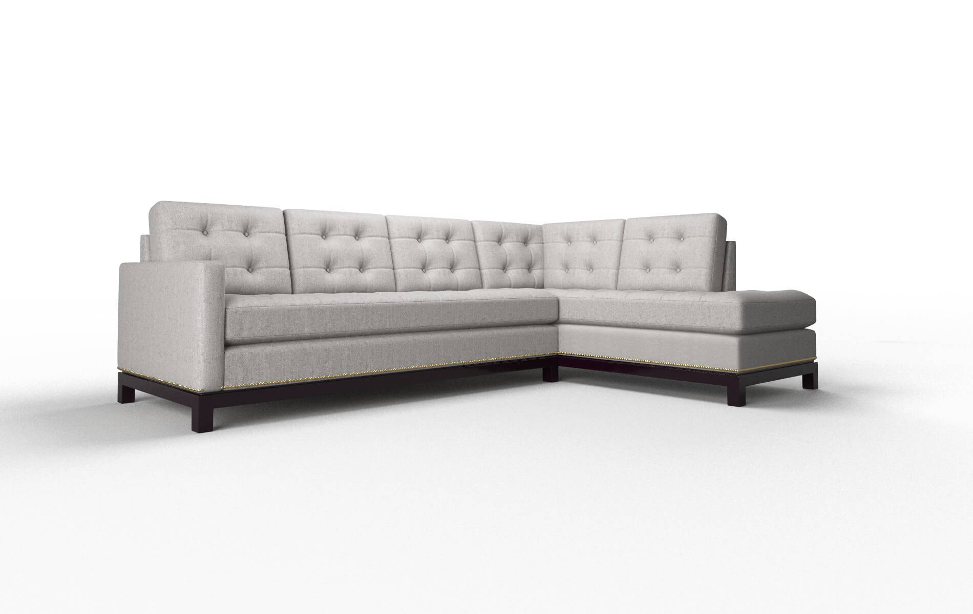 Davos Sasha Silver Panel espresso legs 2