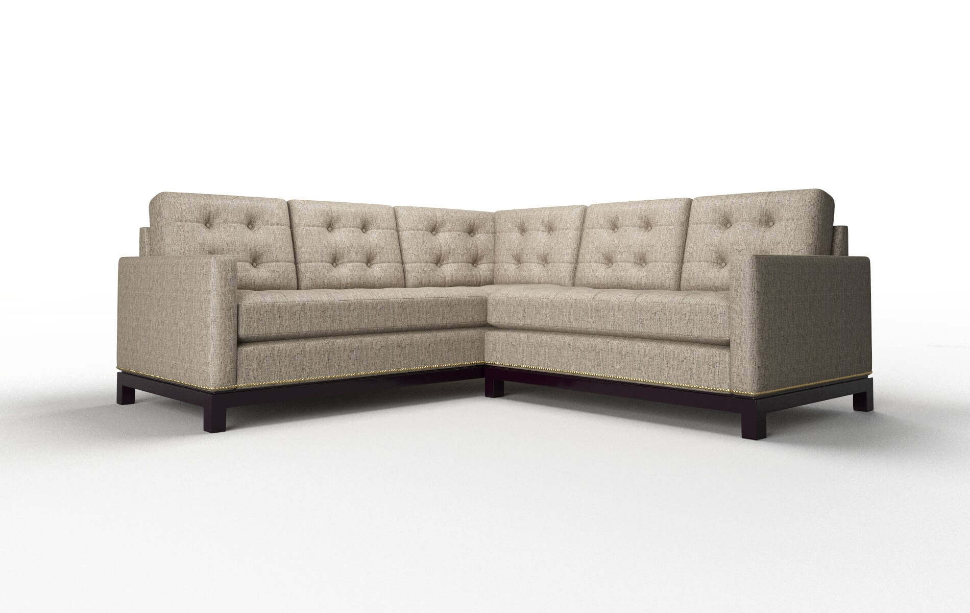 Davos Solifestyle 51 Sectional espresso legs 1