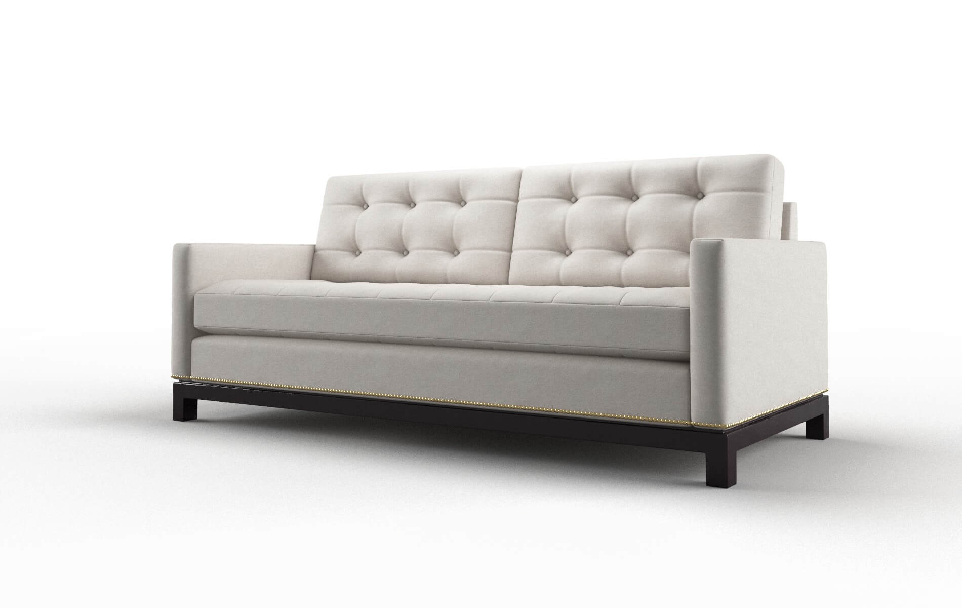 Davos Suave Dove Sofa espresso legs 4
