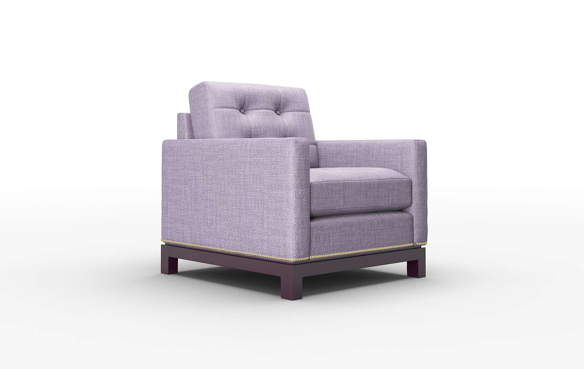 Davos Tess Blackberry Chair espresso legs 2