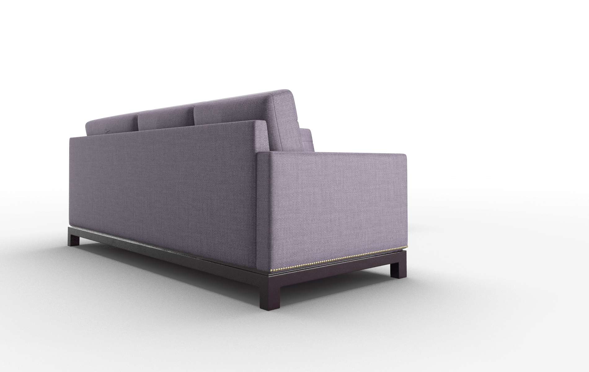 Davos Tess Blackberry Sectional espresso legs 3