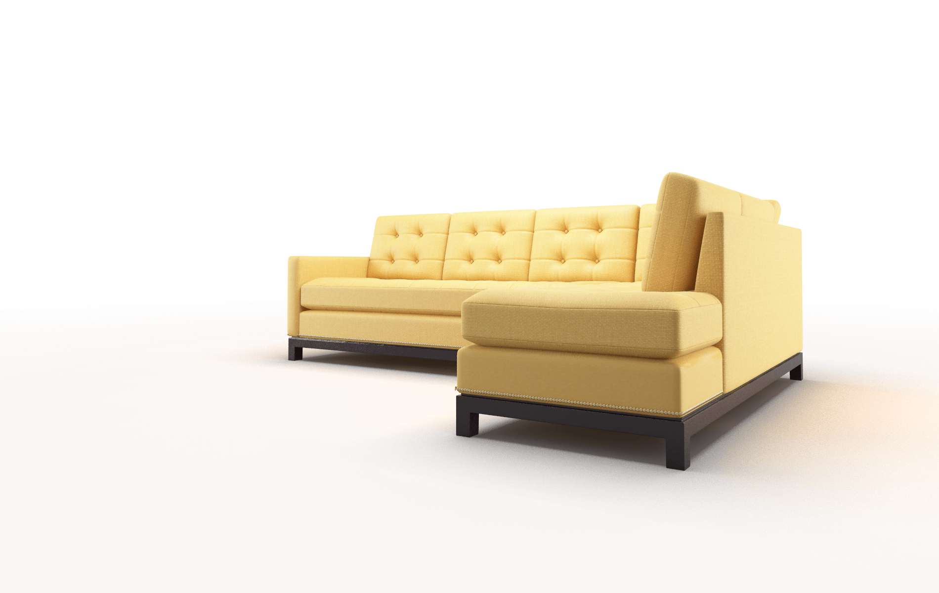 Davos Tess Turmeric Panel espresso legs 4