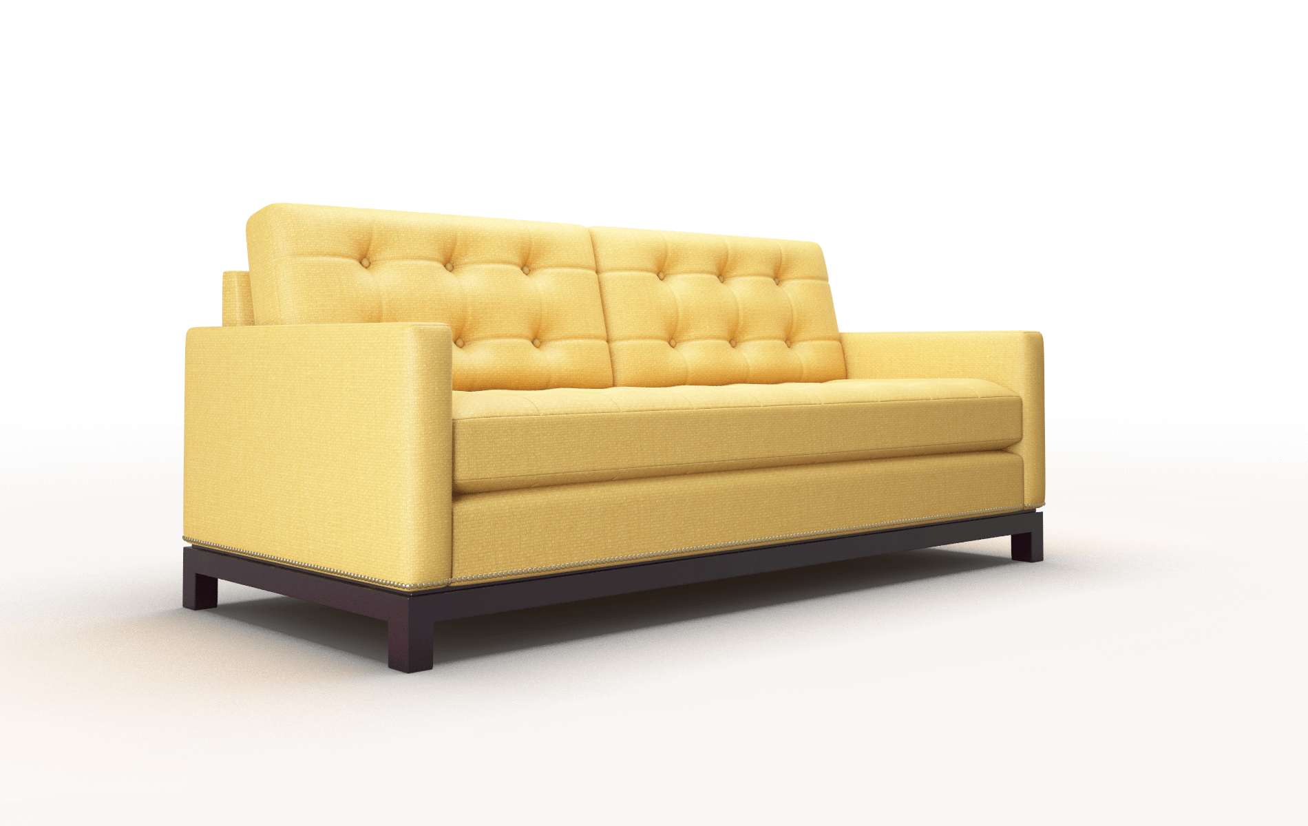 Davos Tess Turmeric Sofa espresso legs 2