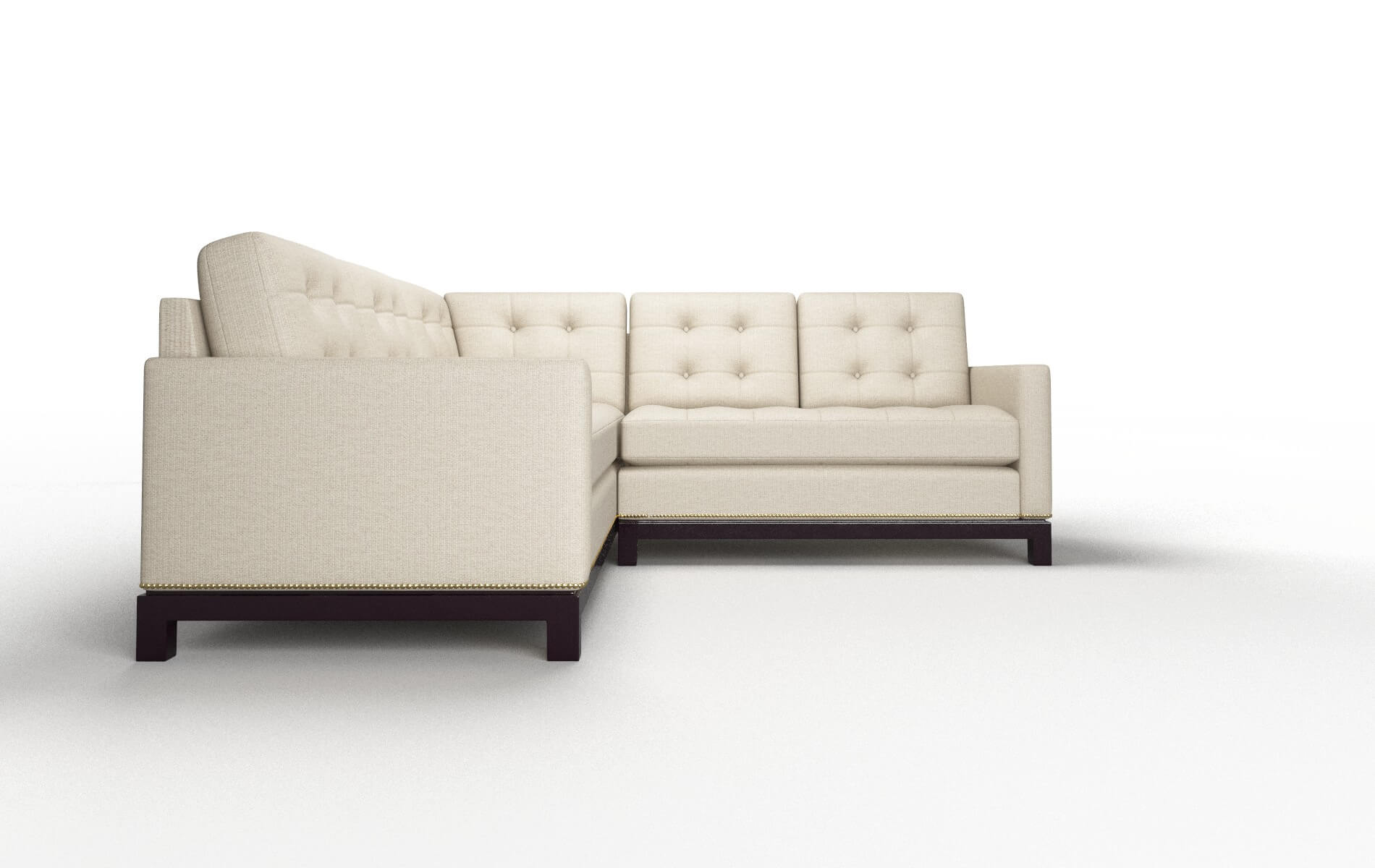 Davos Urban_d Silver Sectional espresso legs 2