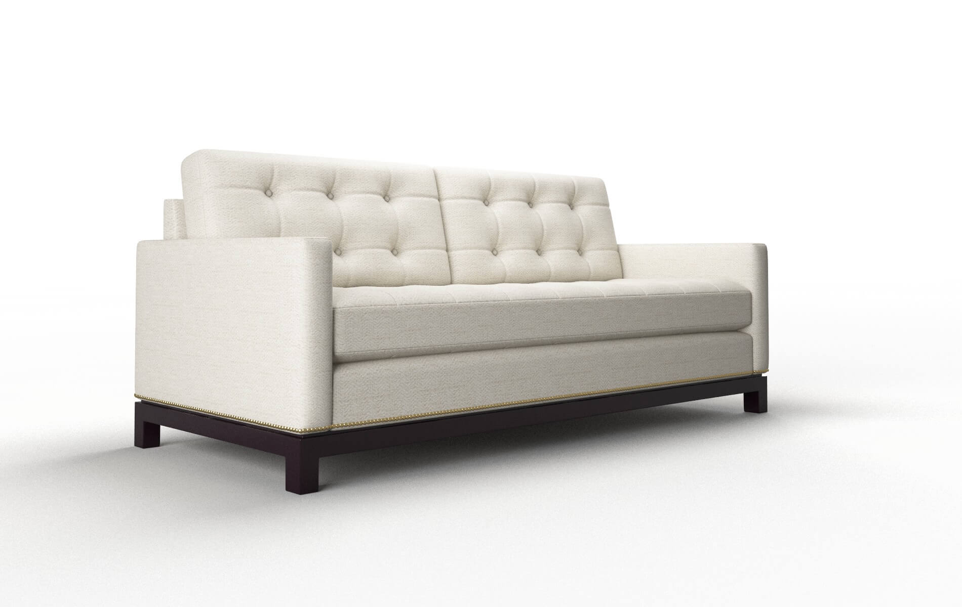 Davos Venus Cream Sofa espresso legs 2