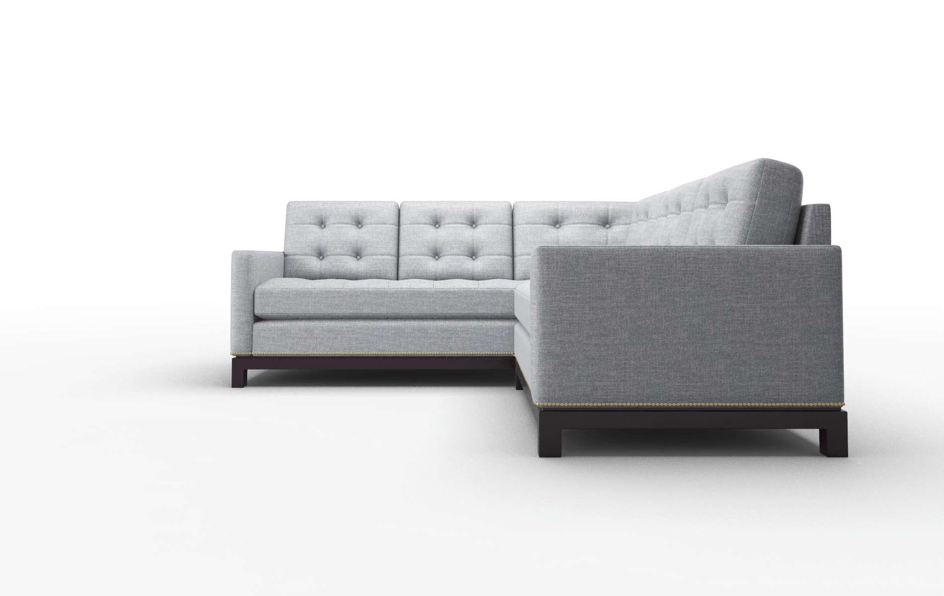 Davos Venus Mist Sectional espresso legs 5